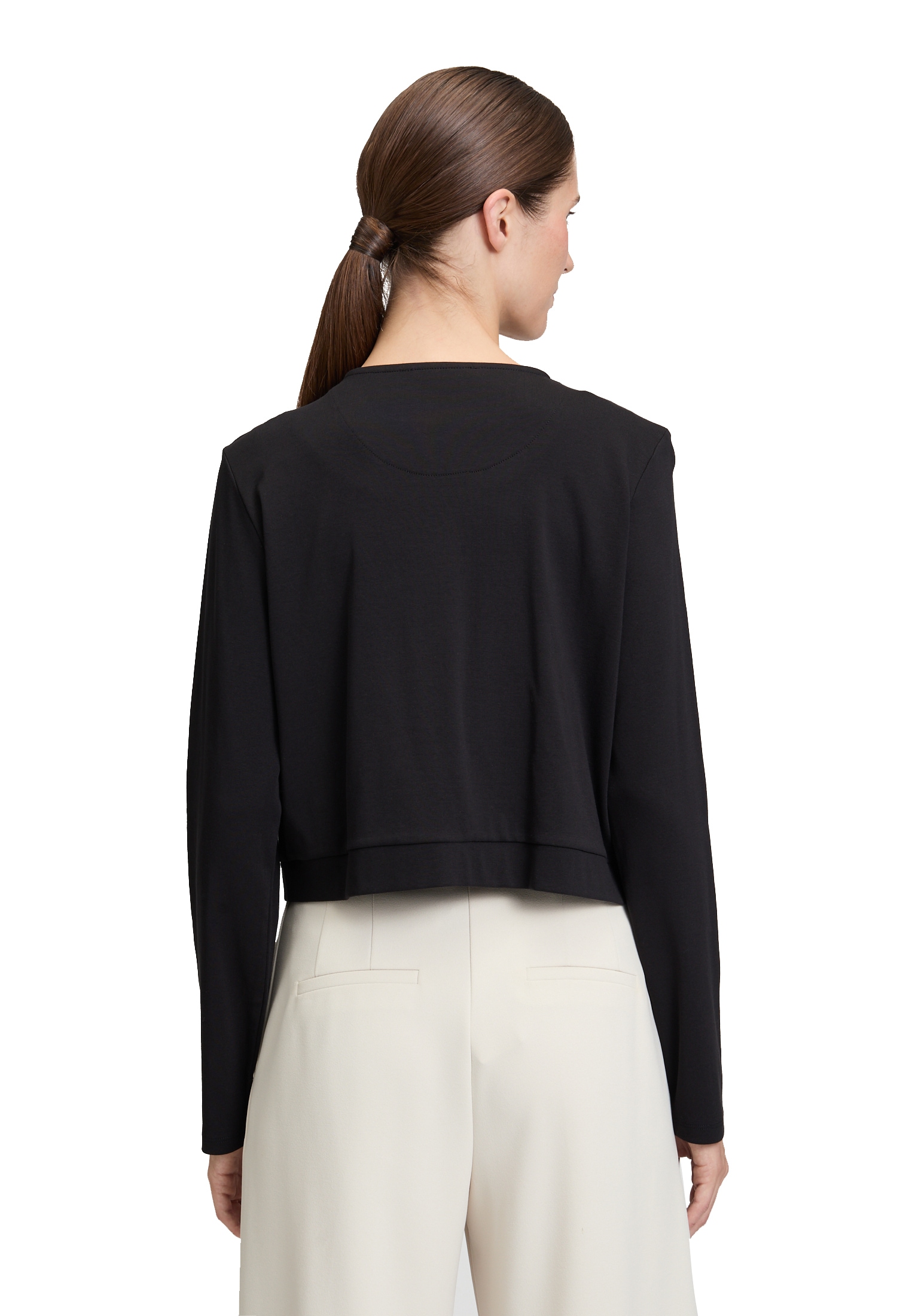 Betty Barclay Sweatjacke »Betty Barclay Damen Shirtjacke mit Rundhalsausschnitt«