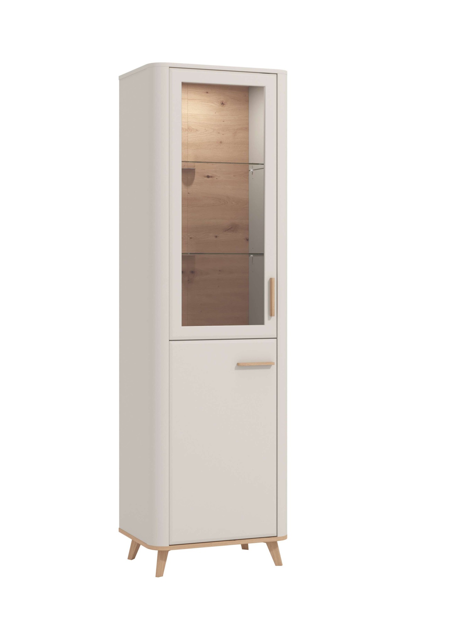 Home affaire Vitrine "Darwen Vitrinenschrank, Glasschrank, Standvitrine, Hi günstig online kaufen