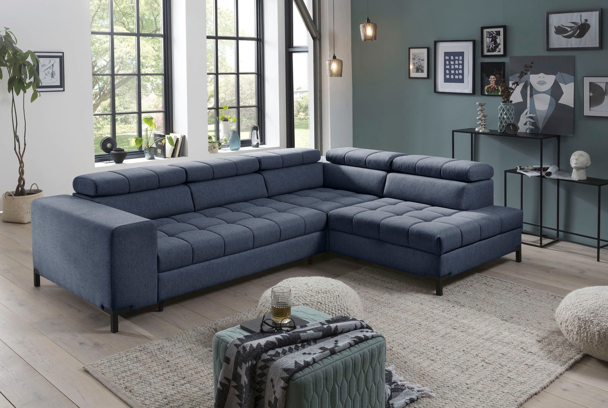 exxpo - sofa fashion Ecksofa "Bocco, hochwertige Verarbeitung, toller Sitzk günstig online kaufen