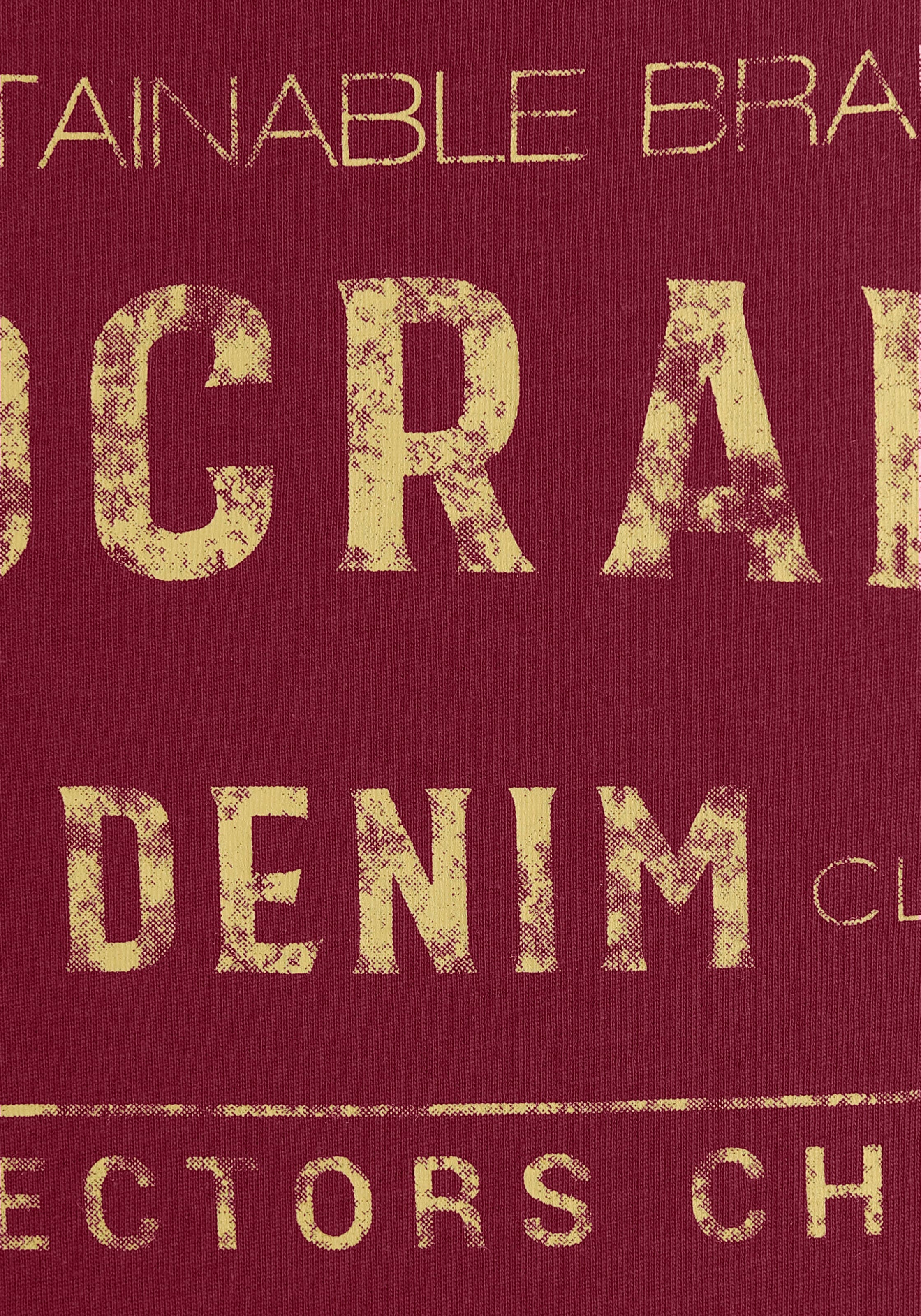 AJC T-Shirt, Kurzarm, schmale Passform, im Vintage-Design