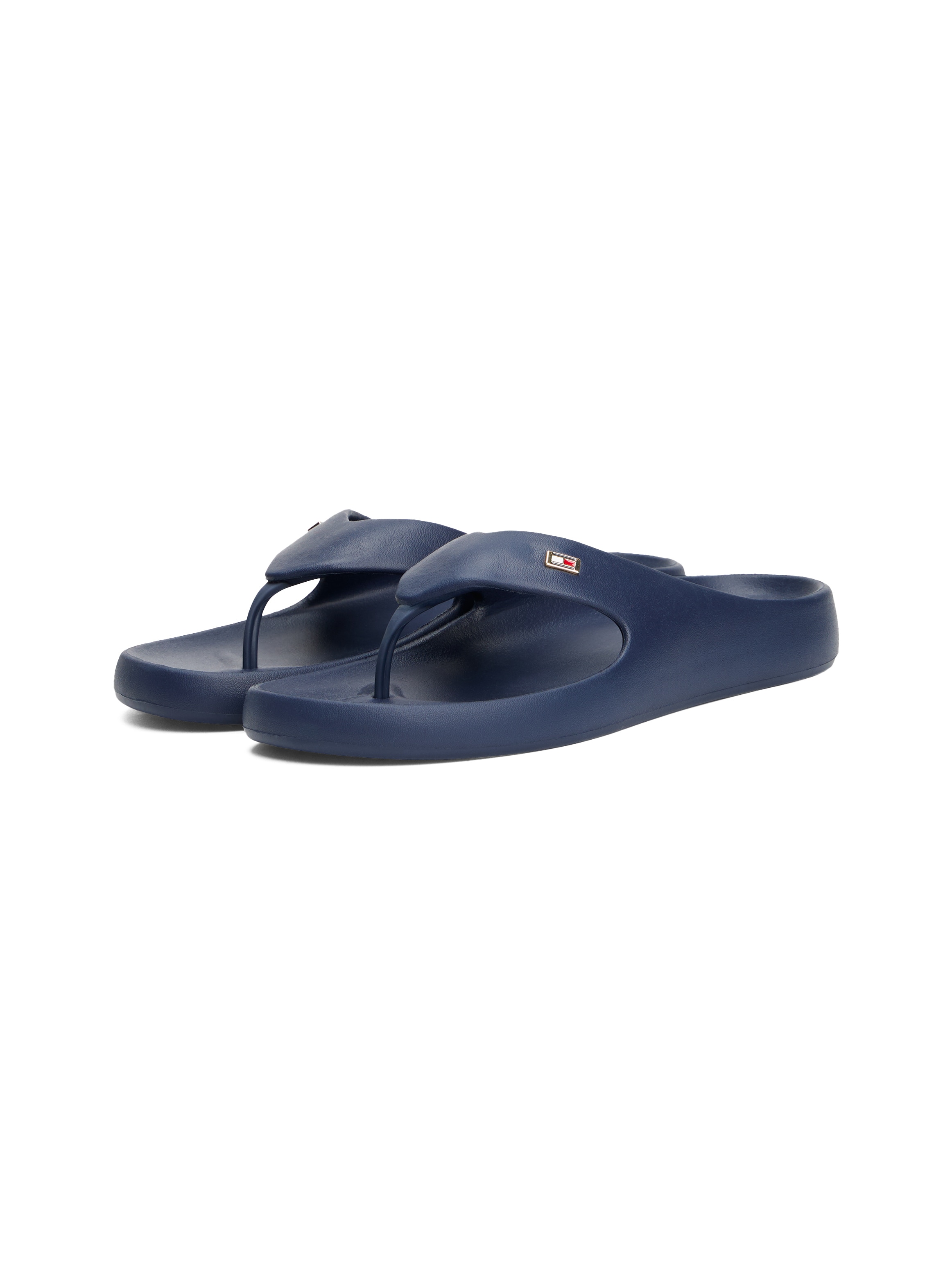 Tommy Hilfiger Zehentrenner »TH COMFORT BEACH SANDAL«, Dianette, Sommerschuh, Bequemschuh mit kleiner Logostickerei