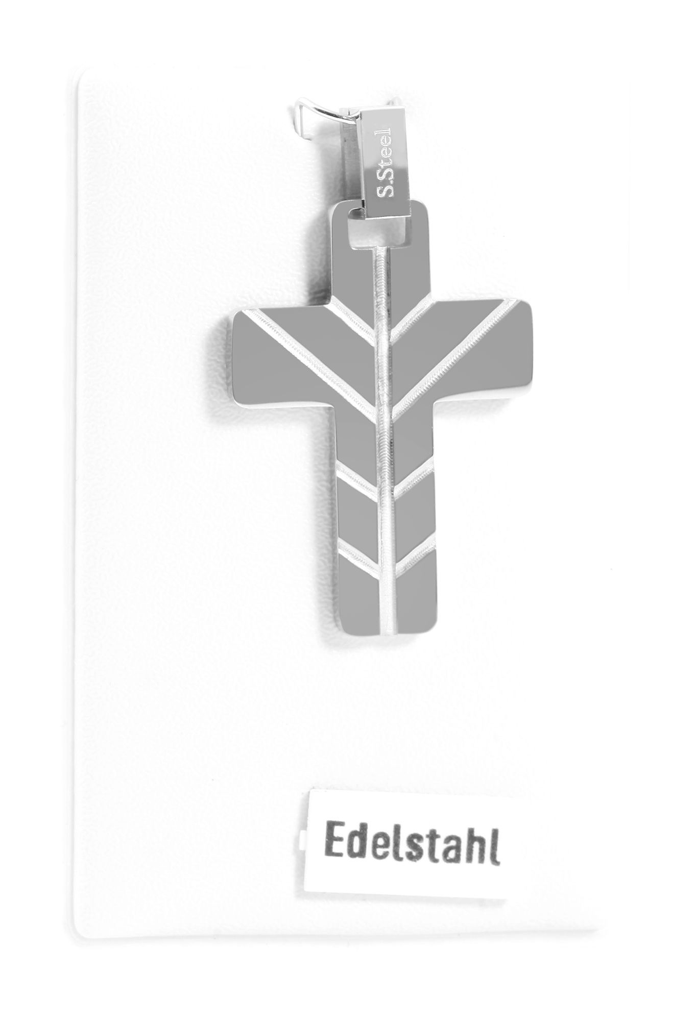 Adelia´s Kettenanhänger »Unisex Anhänger – Kreuz Kreuzanhänger aus Edelstahl«  Perfekt als Geschenk für besondere Menschen