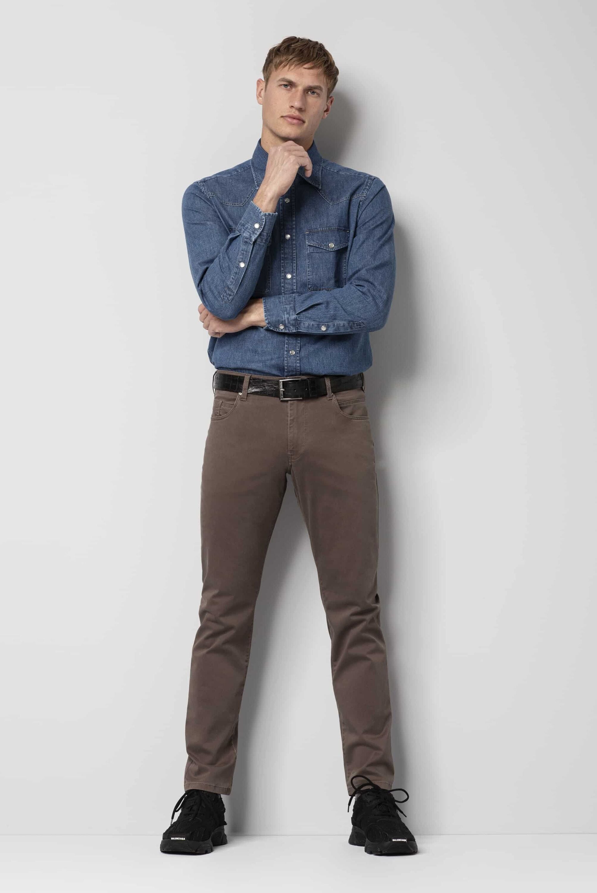 MEYER Chinos »M5 Slim«, mit Stretch-Dehnbund