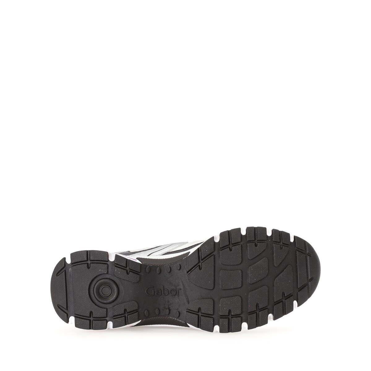 Sneaker GABOR "Sneaker low", Damen, Gr. 42, silber, Schuhe Sneaker 9