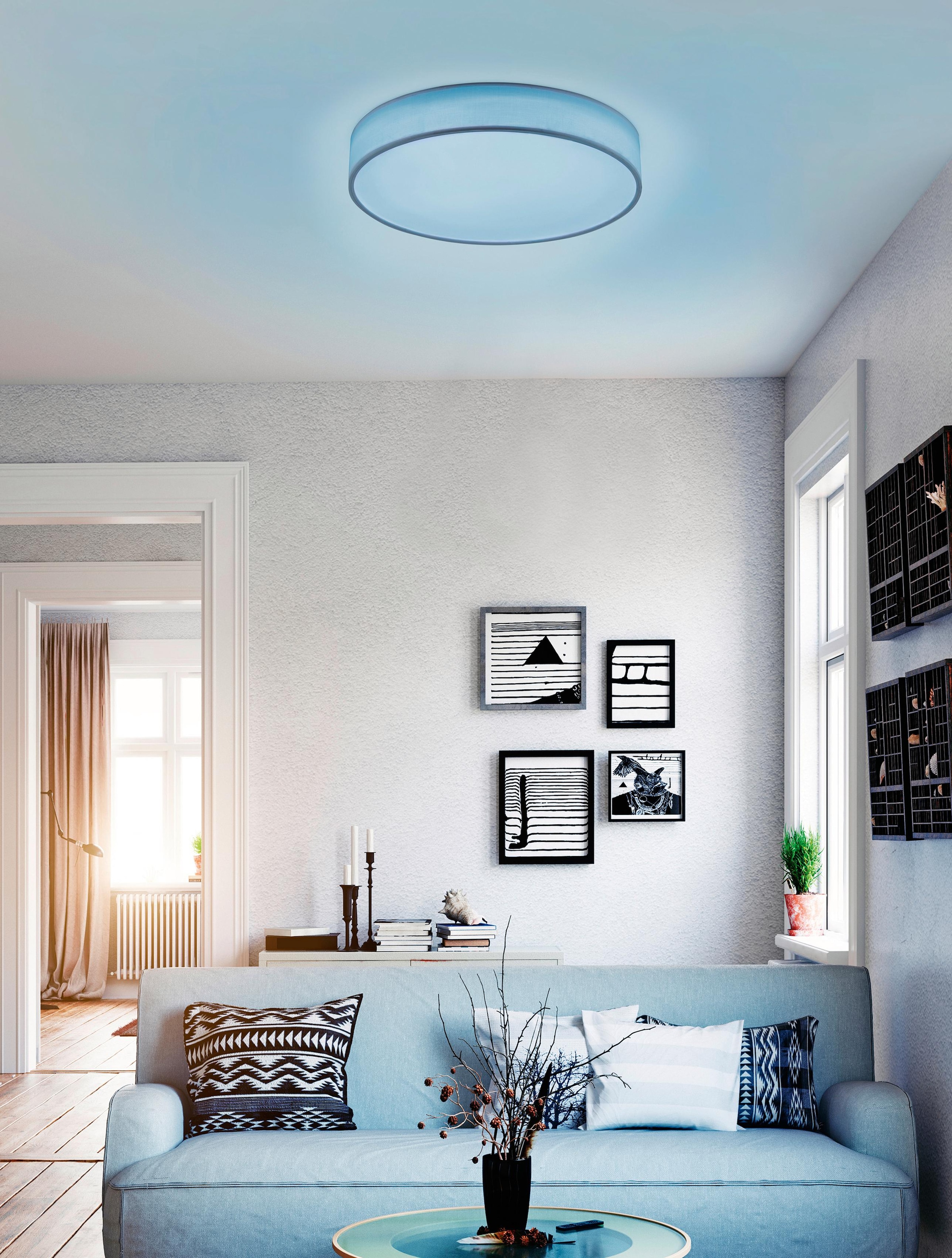 TRIO Leuchten LED Smart | moderne WiZ-Technologie Home 1 für Deckenleuchte Mit eine BAUR flammig-flammig, Lösung »DIAMO«
