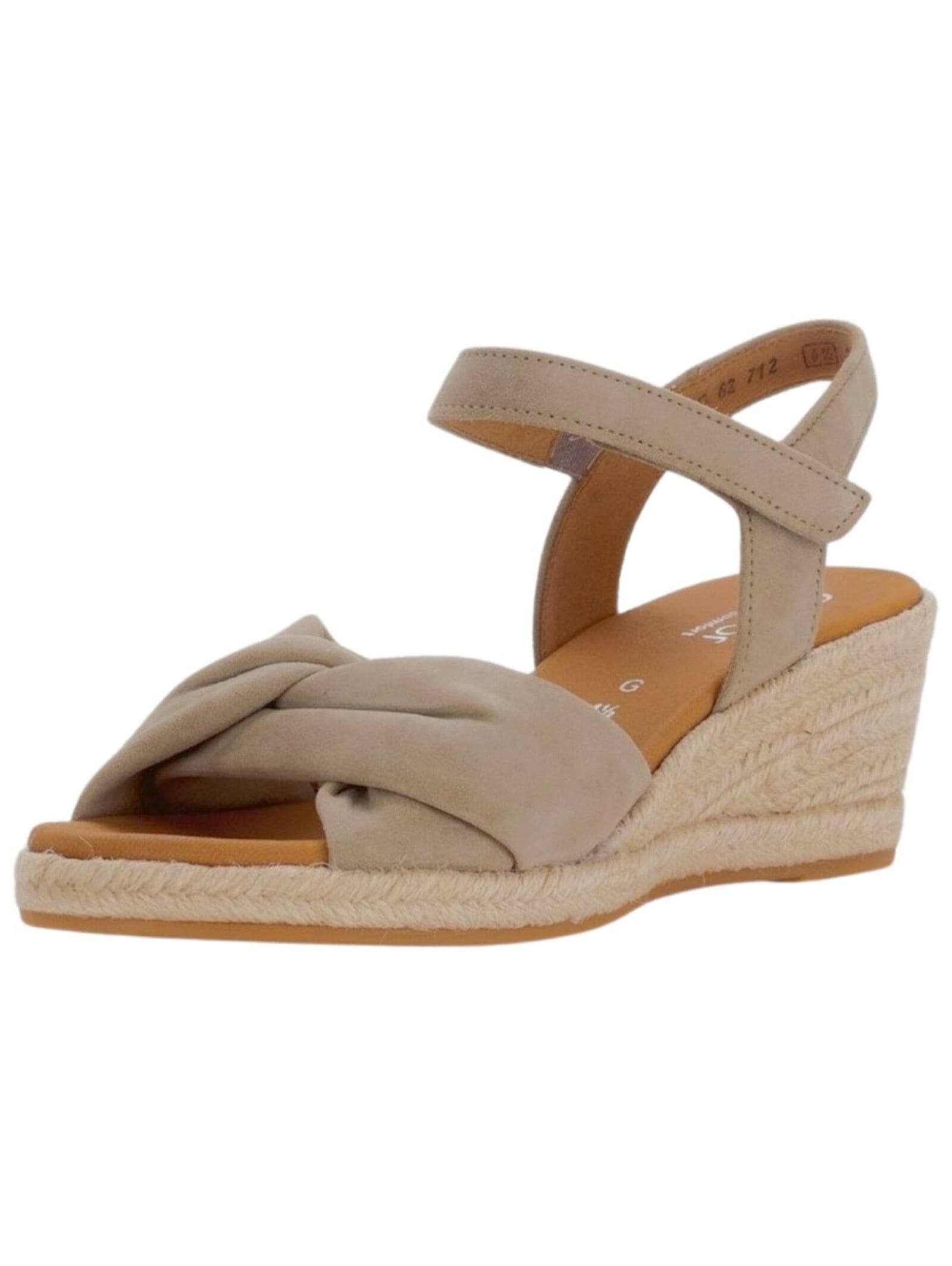 Gabor Comfort Keilsandalette "Gabor Comfort Sandalen Veloursleder" günstig online kaufen