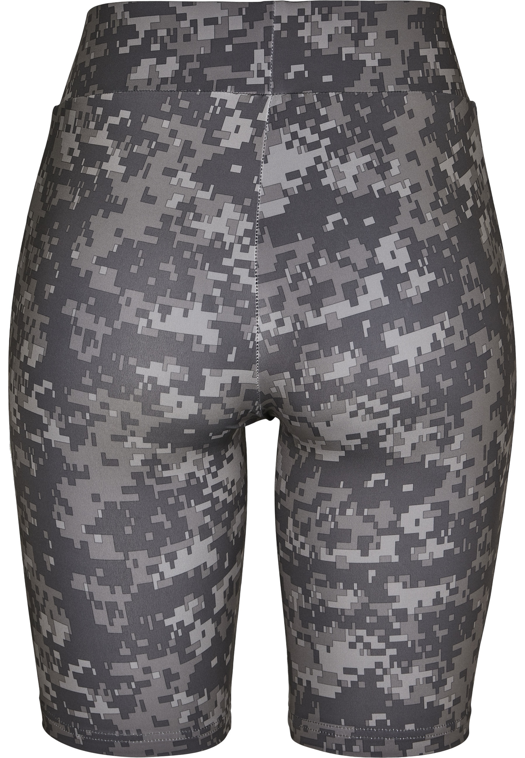 URBAN CLASSICS Stoffhose »Urban Classics Damen Ladies High Waist Camo Tech Cycle Shorts«
