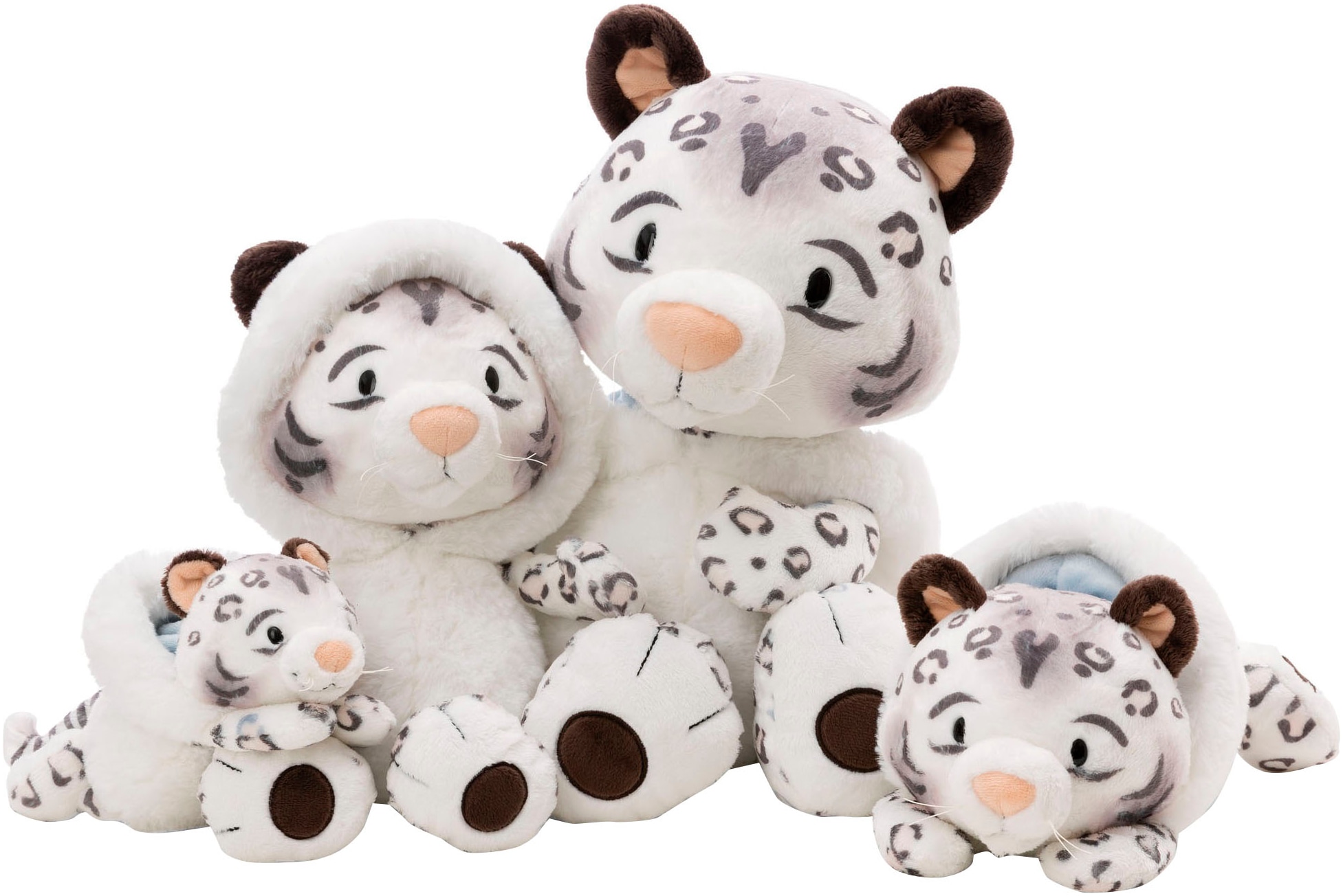 Nici Kuscheltier »Winter, Schneeleopard Eleni Snowbell, 35 cm schlenkernd« schlenkernd; enthält recyceltes Material