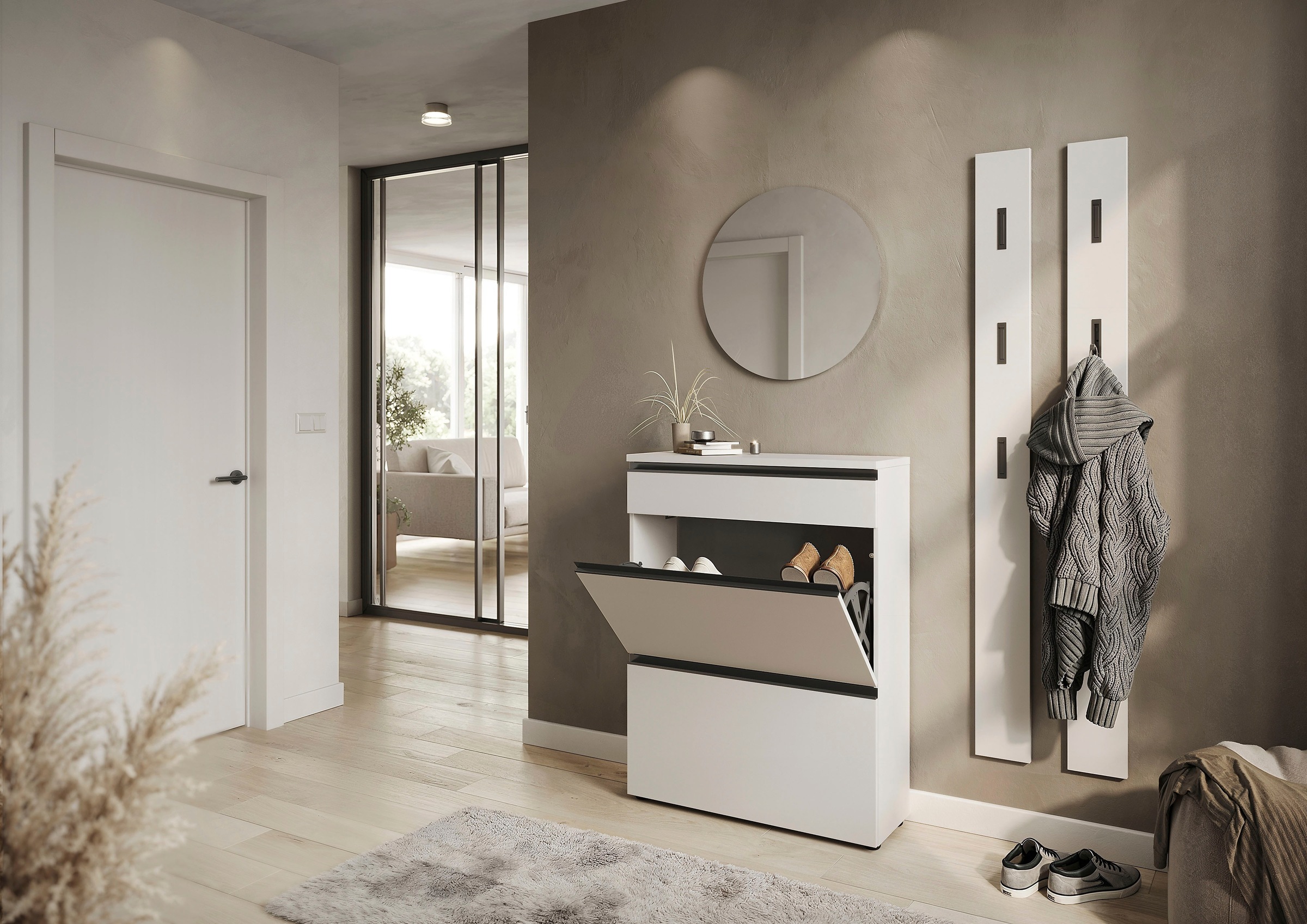 GERMANIA Schuhschrank "GW-Baldone" 1 Stk. tlg. Platz für bis zu 12 Paar Sch günstig online kaufen