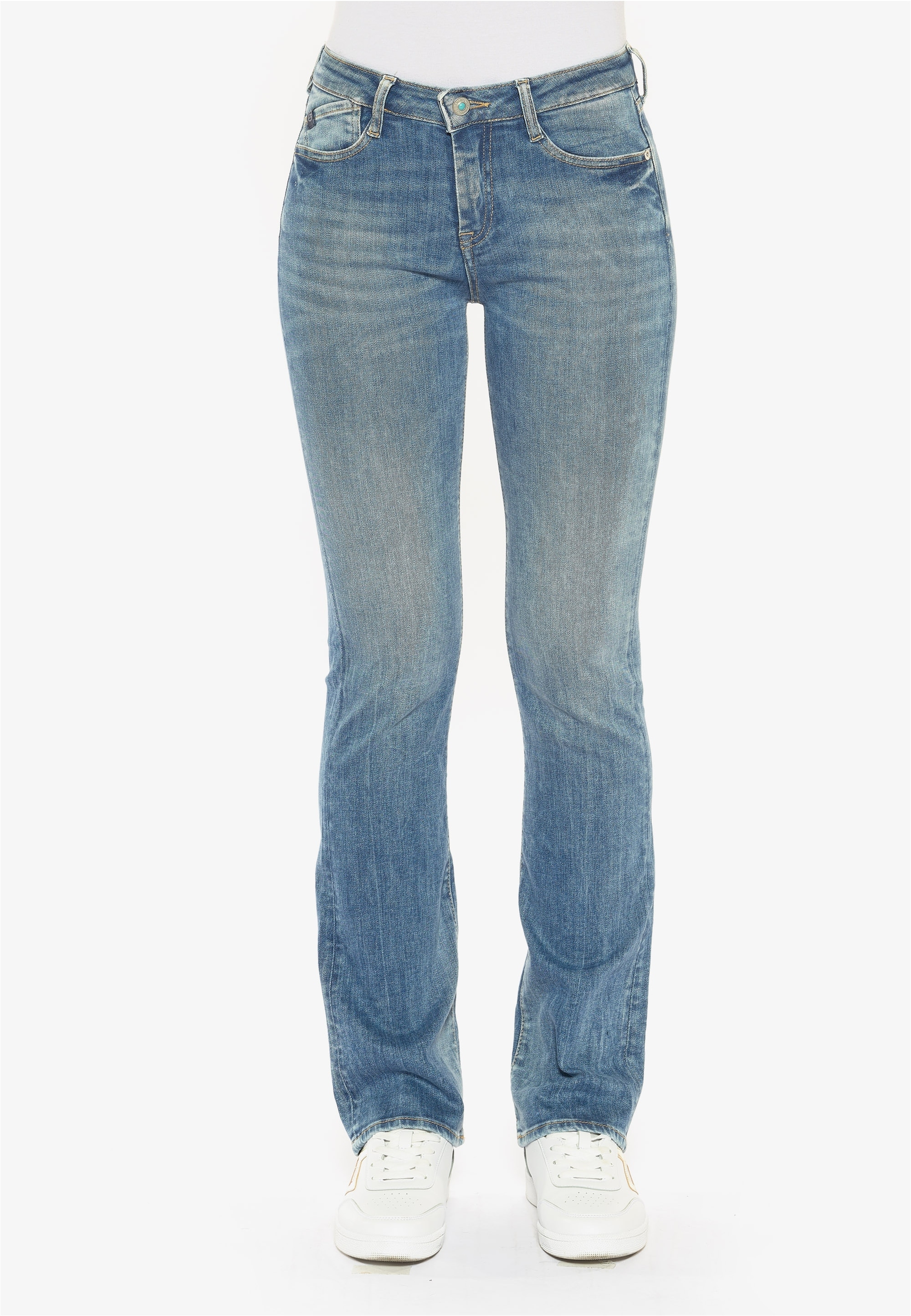 Le Temps Des Cerises Bequeme Jeans "POWERB" mit tollem Bootcut-Schnitt günstig online kaufen