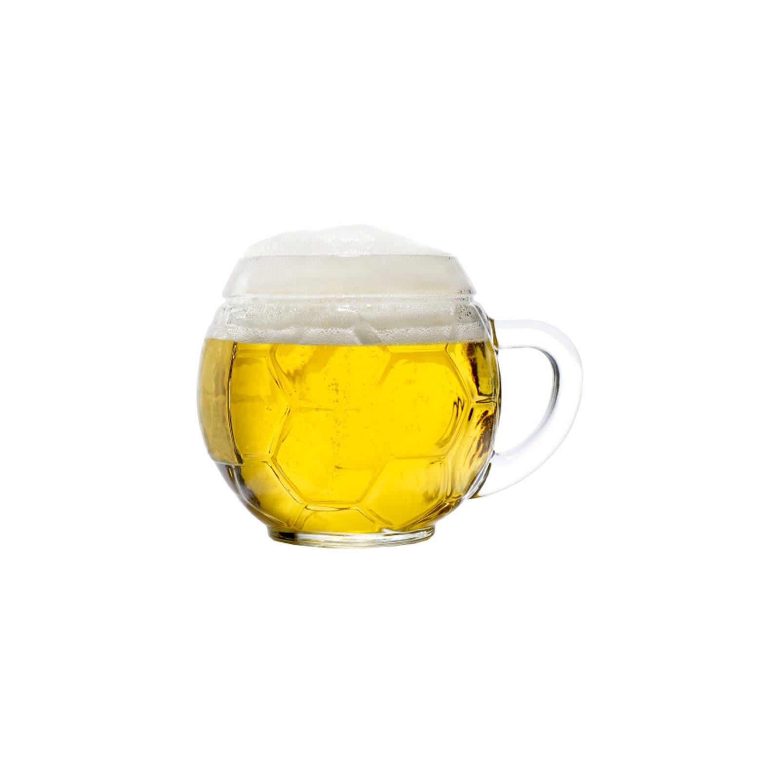 Stölzle Bierglas »Bierkrüge Fußball 400 ml 6er Set transparent«