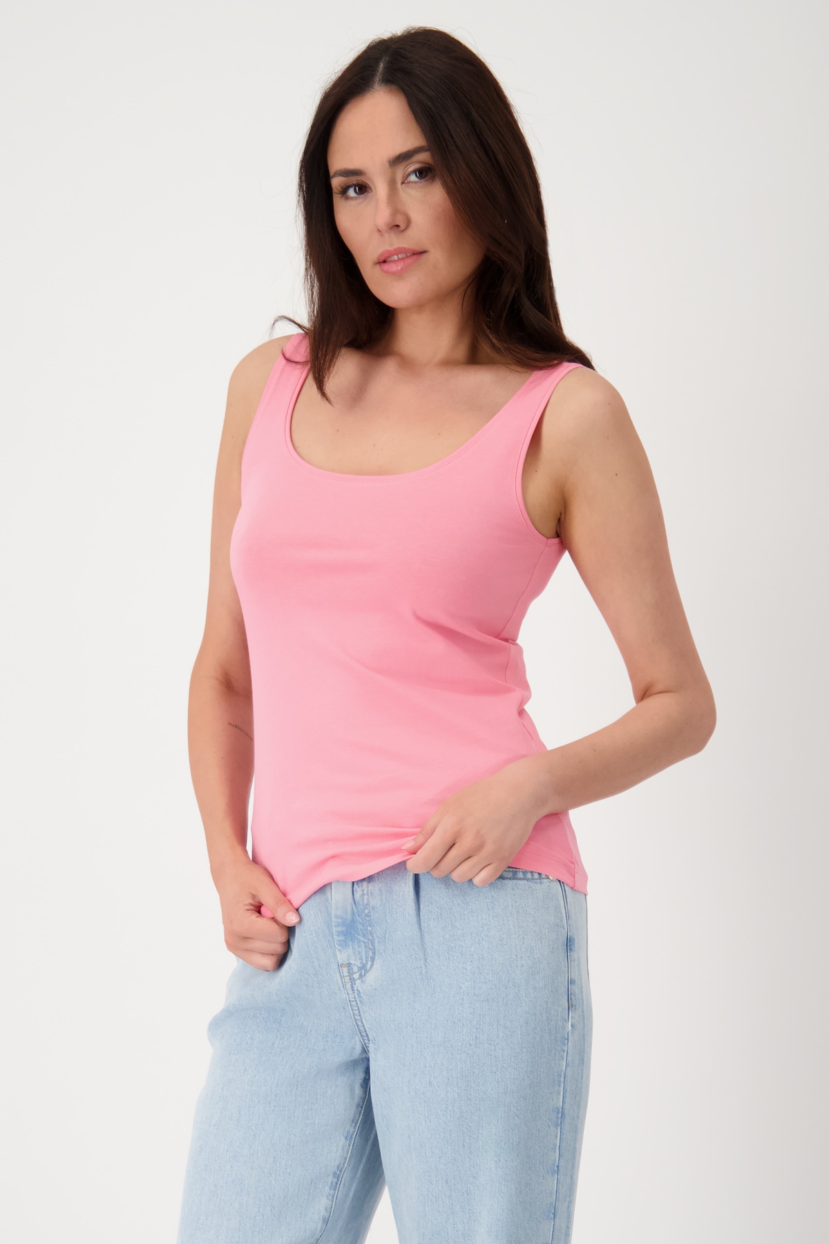 Monari Tanktop, mit tiefen Rundhalsausschnitt günstig online kaufen