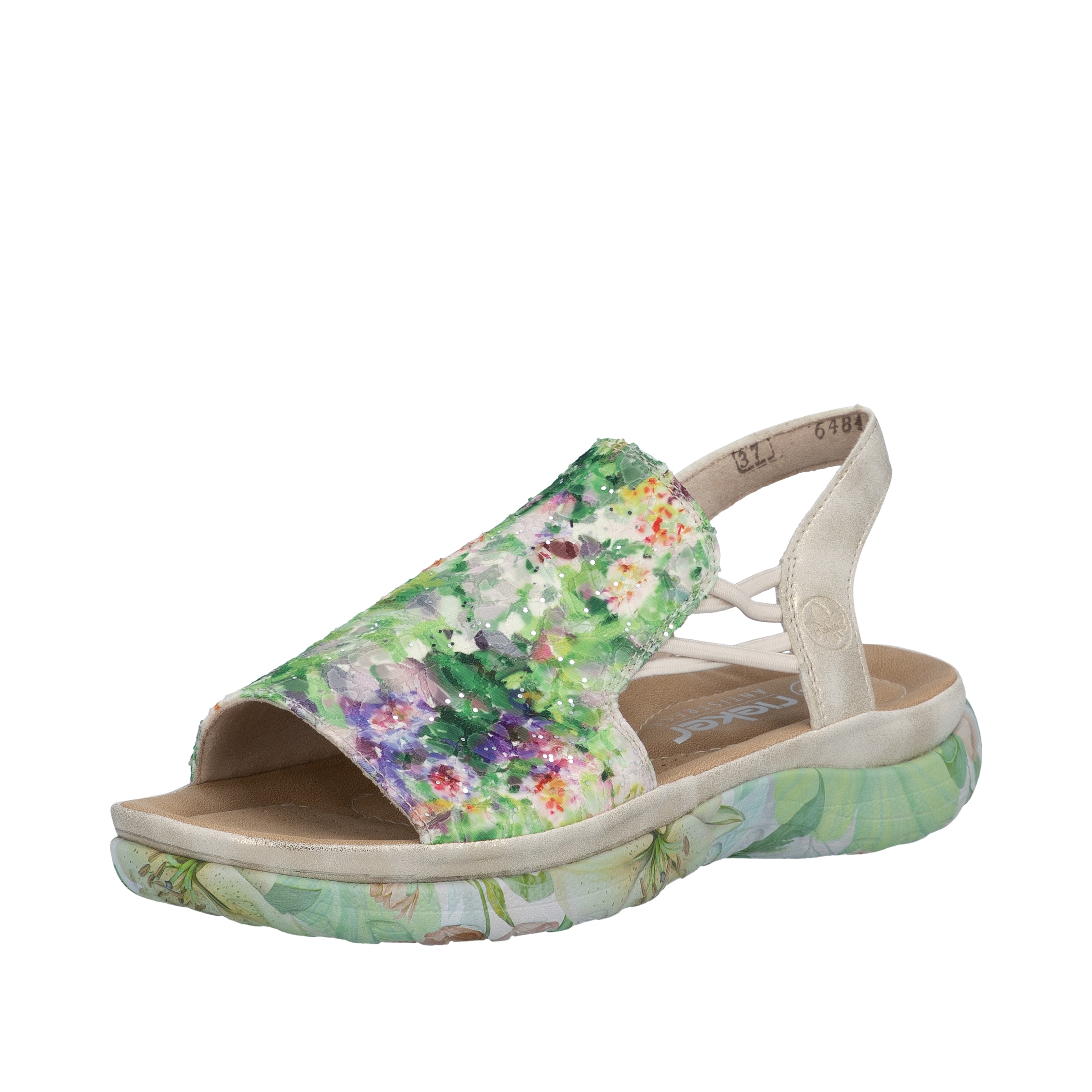 Rieker Sandale Sommerschuh, Schlupfschuh mit seitlichen Gummizügen für gute günstig online kaufen