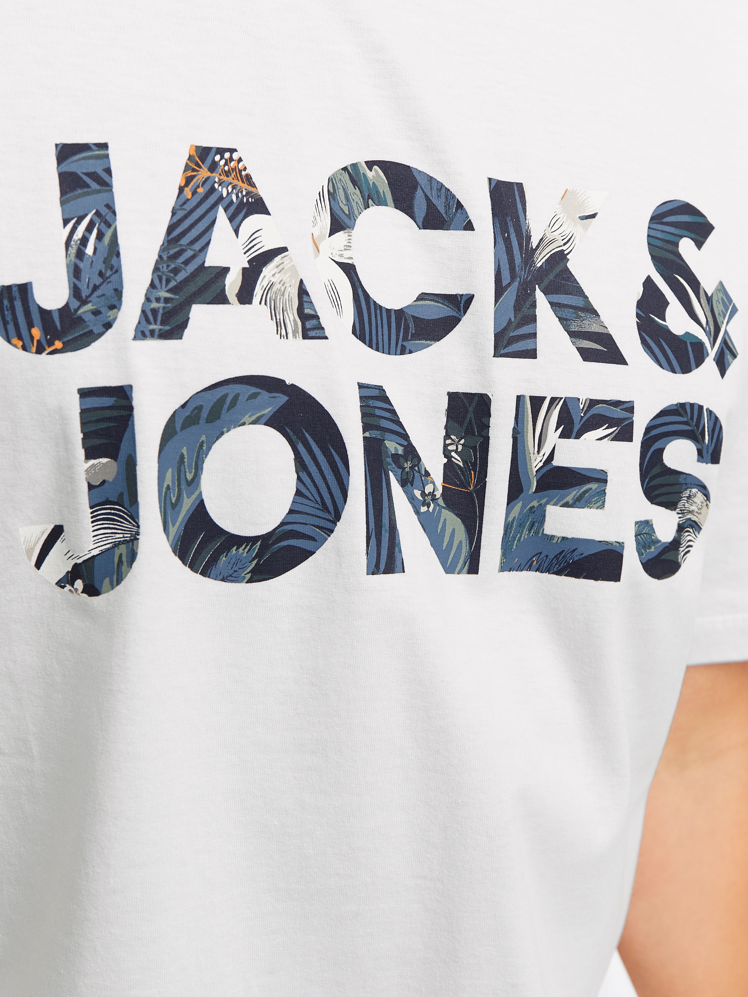 Jack & Jones Rundhalsshirt »JJEBRYAN CORP LOGO TEE SS O-NECK NOOS«, mit Logo Druck