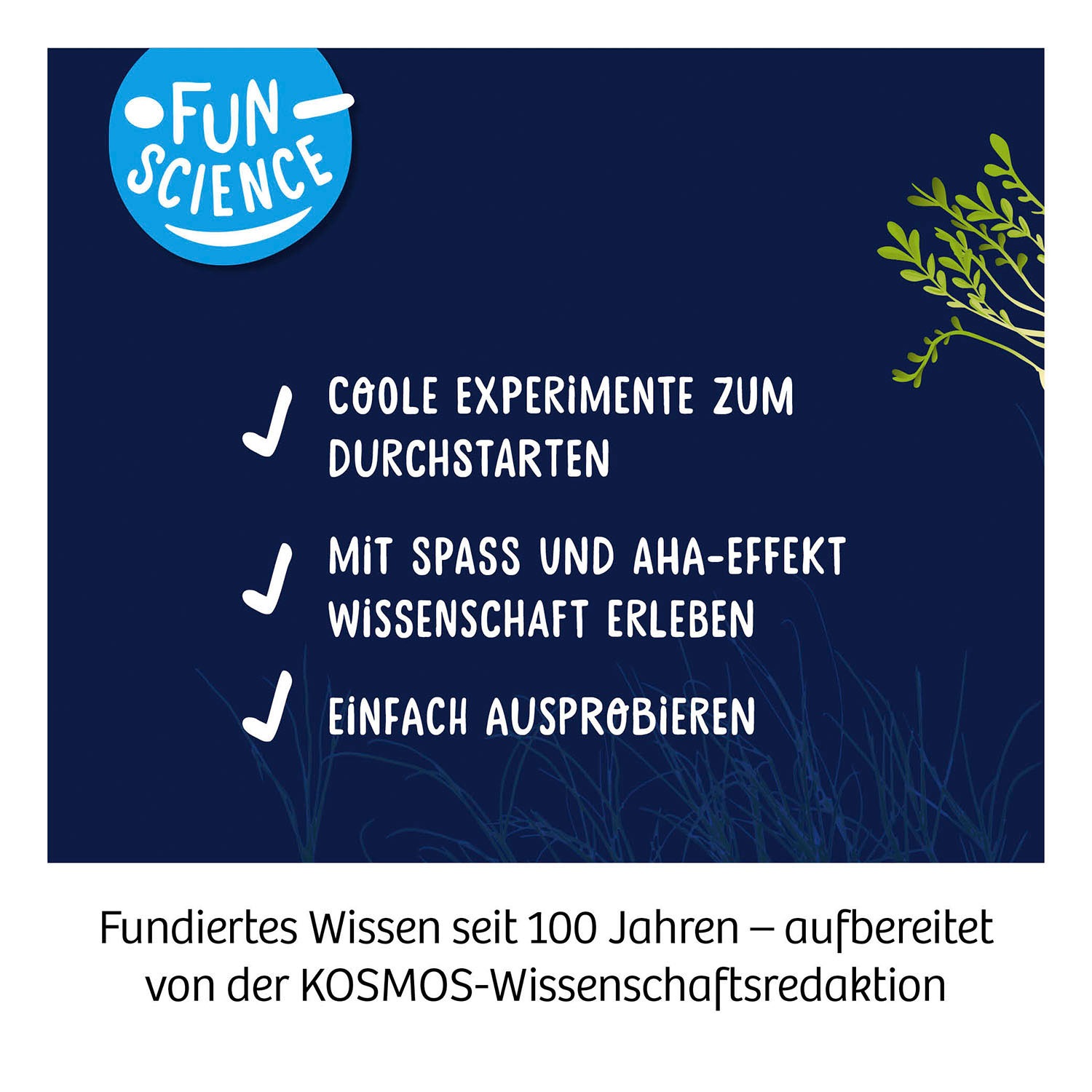 Kosmos Experimentierkasten »Fun Science Aqua-Gel Pflanzen«, Made in Germany