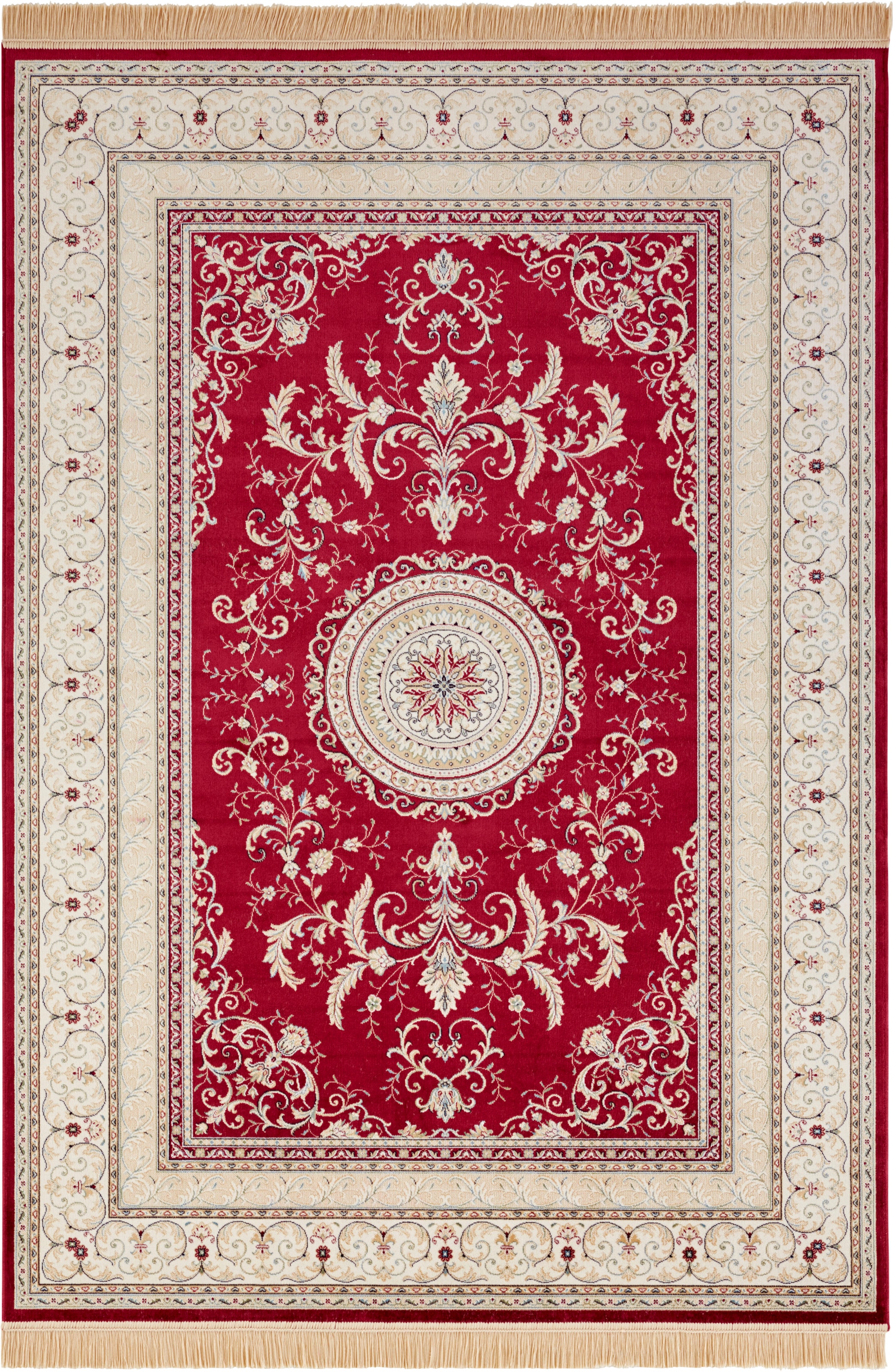 NOURISTAN Teppich »Antik Negar«, rechteckig, Orientalisch mit Fransen, Orient, Wohnzimmer, Schlafzimmer, Esszimmer