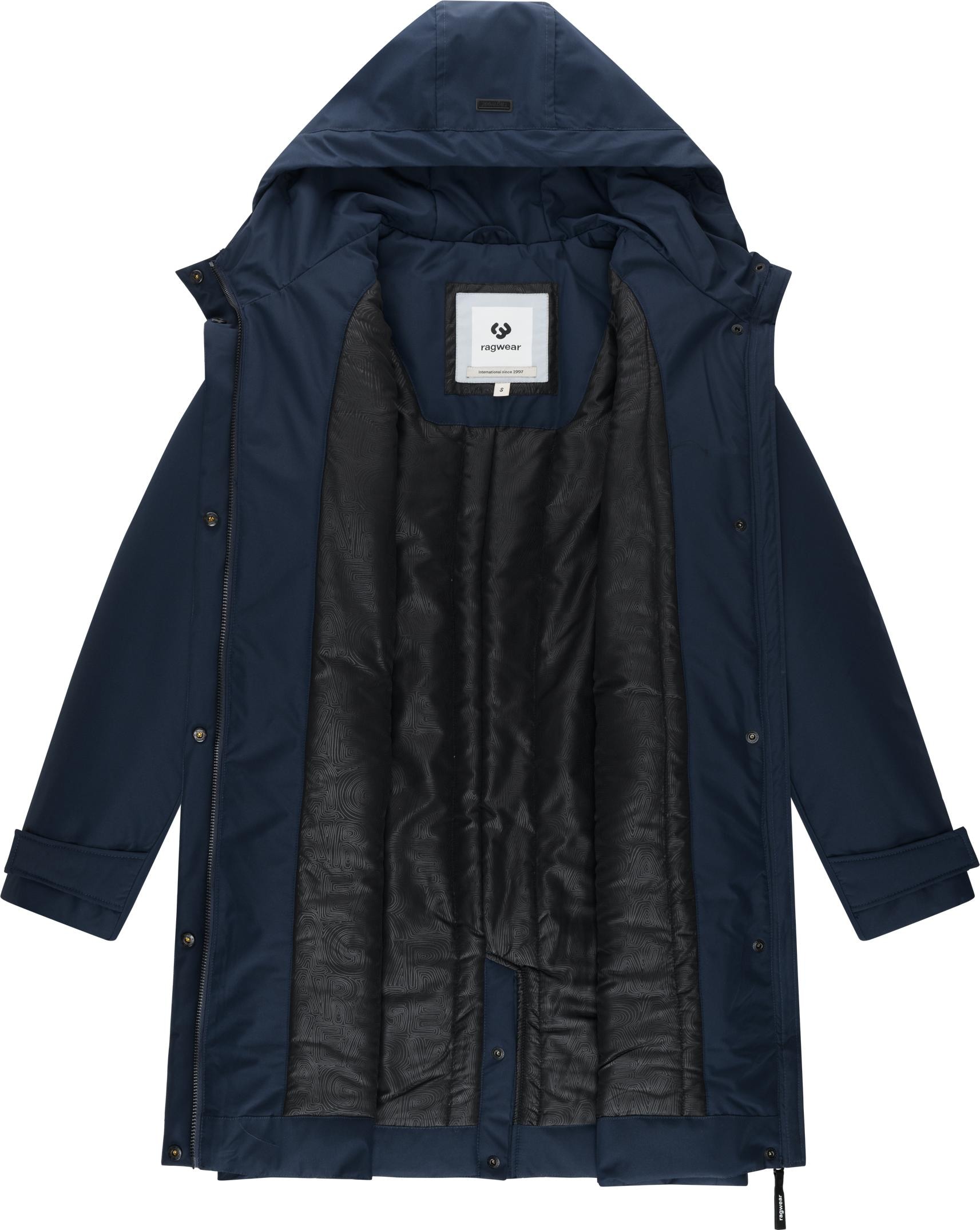 Ragwear Langmantel »Horatia Warm YOUMODO« Wasserdichter Wintermantel mit Bindegürtel