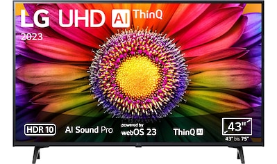 LED-Fernseher »43UR80006LJ«, 109 cm/43 Zoll, 4K Ultra HD, Smart-TV