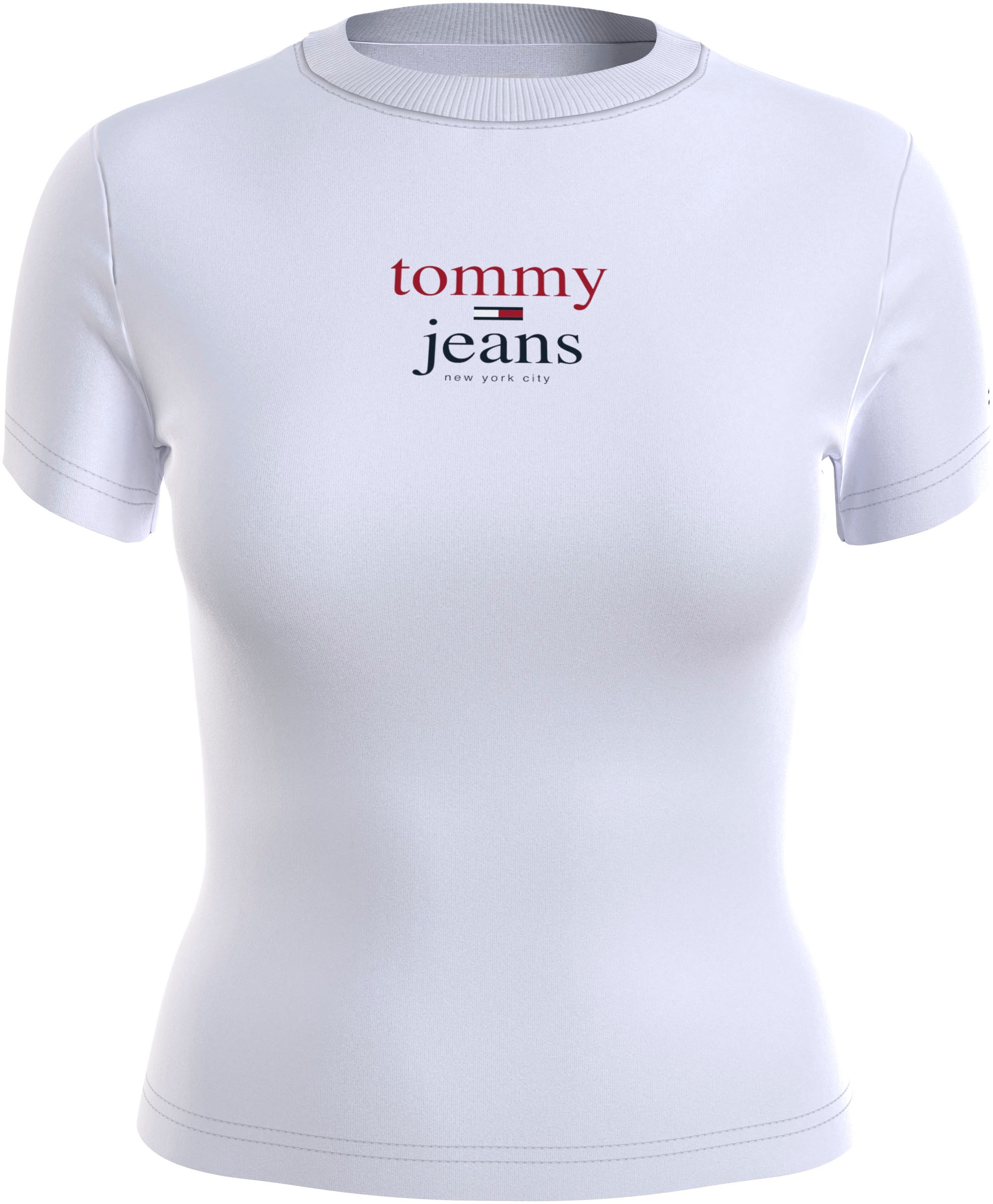 Tommy Jeans Kurzarmshirt »TJW 2 für Tommy Basic-Style BABY bestellen Schriftzug Jeans mit LOGO | im SS«, ESSENTIAL BAUR