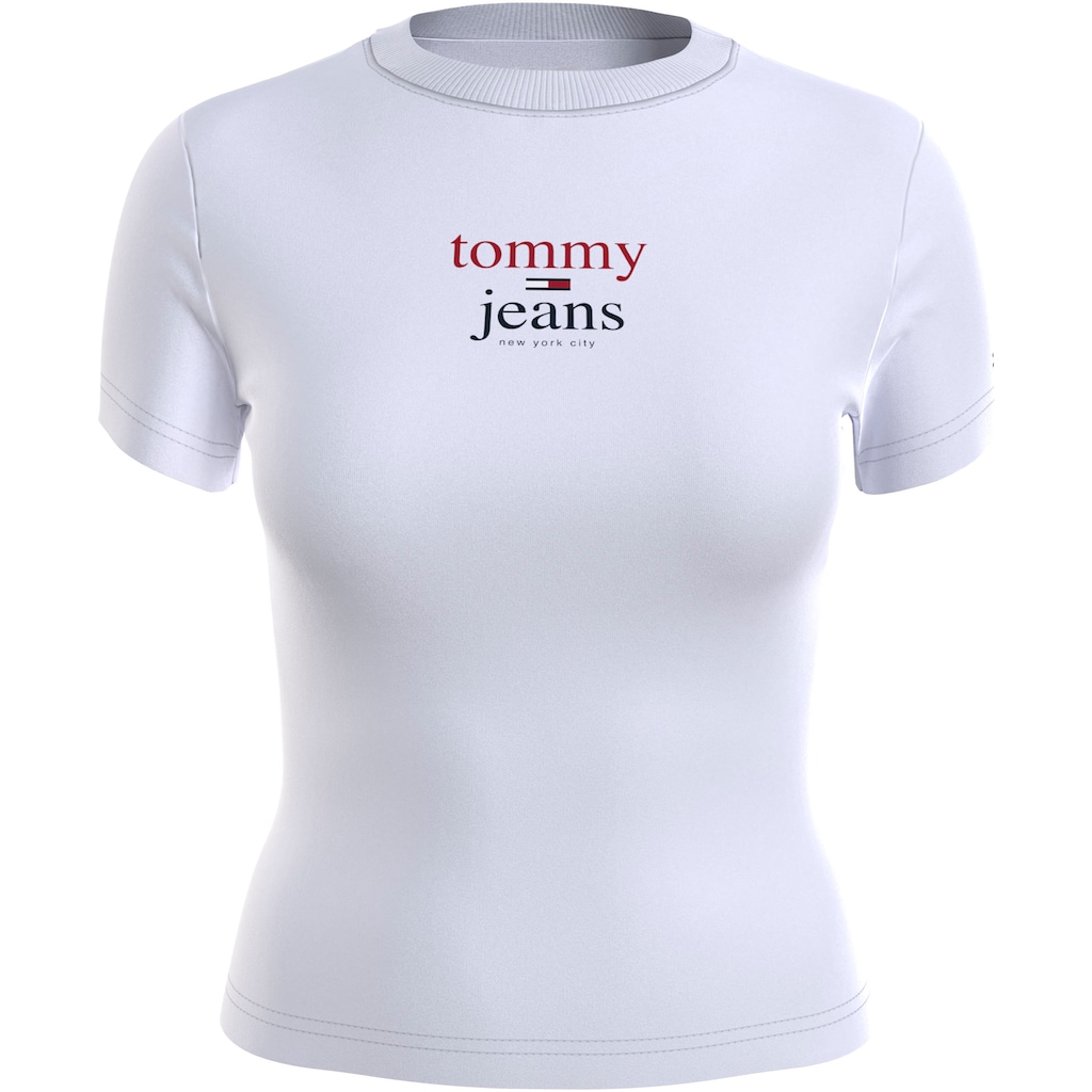 Tommy Jeans Kurzarmshirt »TJW BABY ESSENTIAL LOGO 2 SS« im Basic-Style mit Tommy Jeans Schriftzug