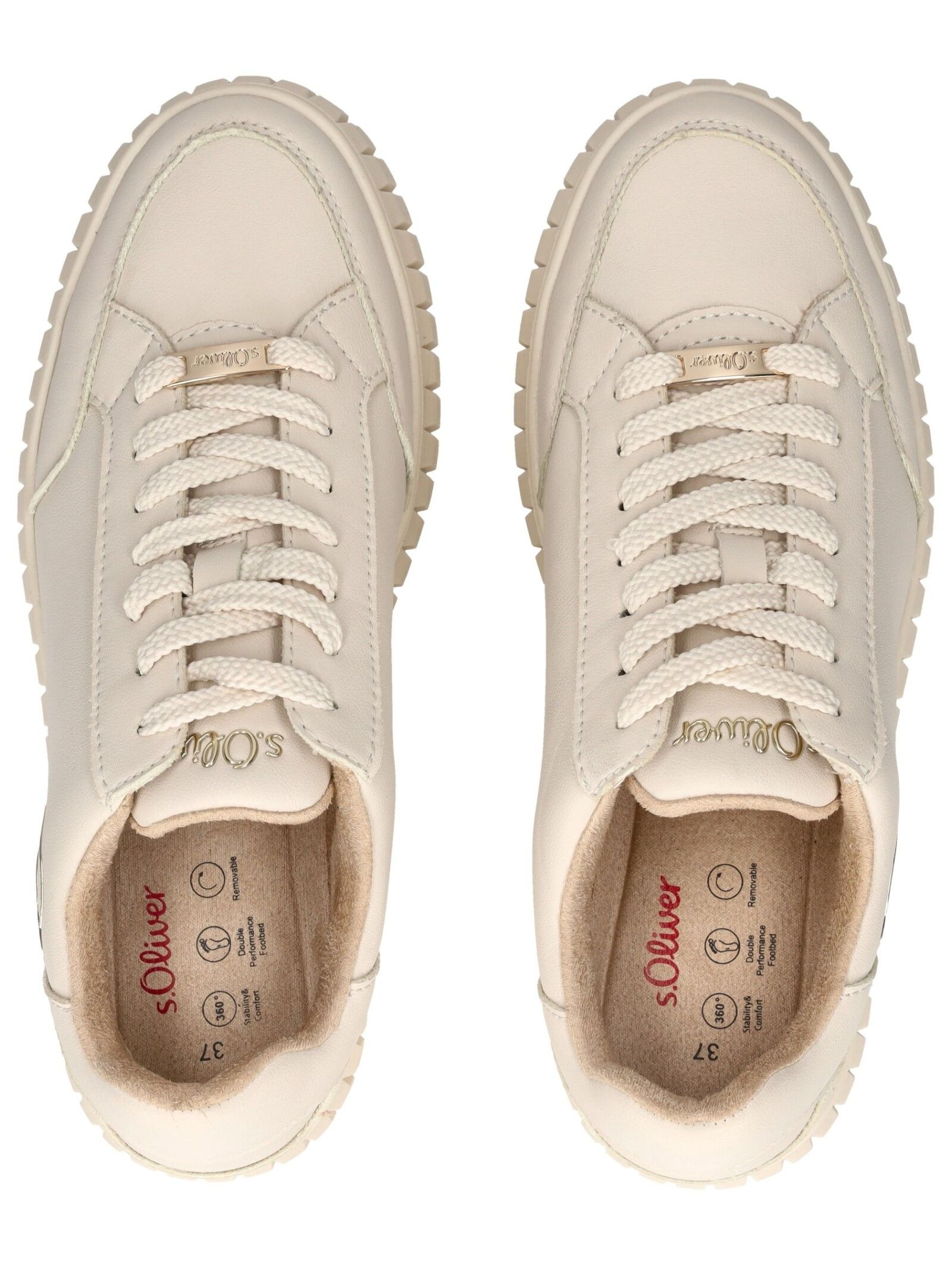s.Oliver Plateausneaker »s.Oliver Sneaker Lederimitat«