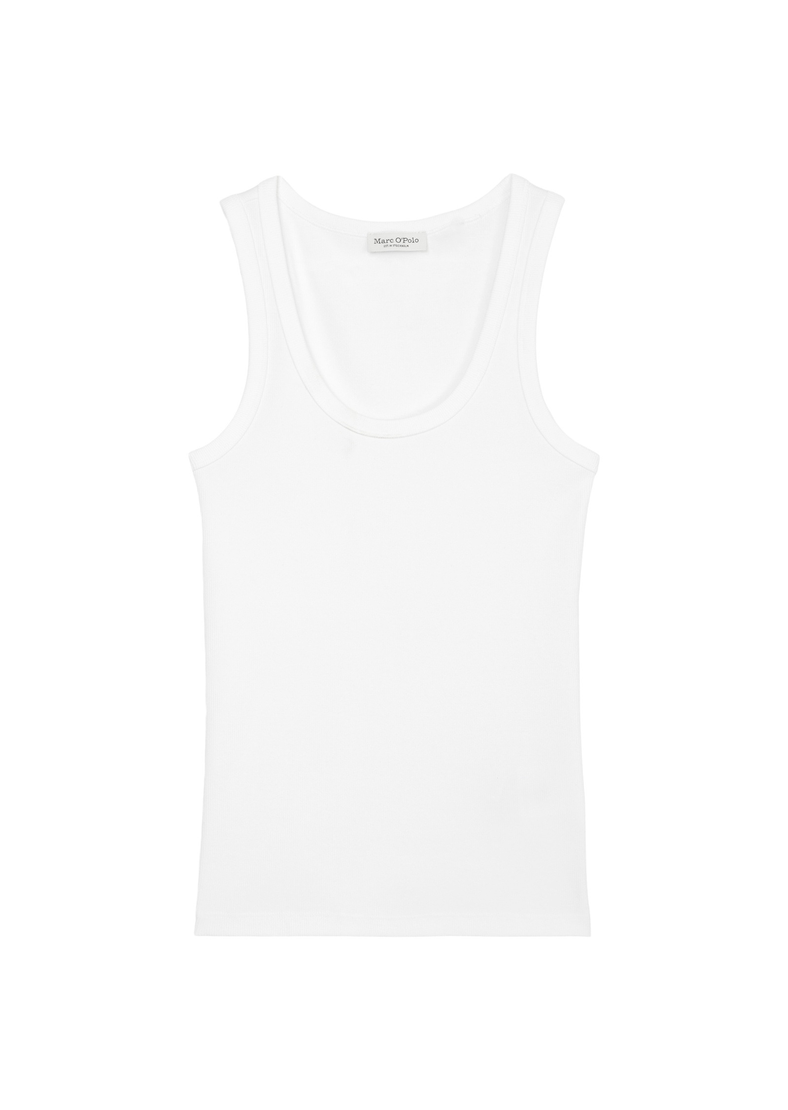 Marc O'Polo T-Shirt »aus elastischem Rippjersey«