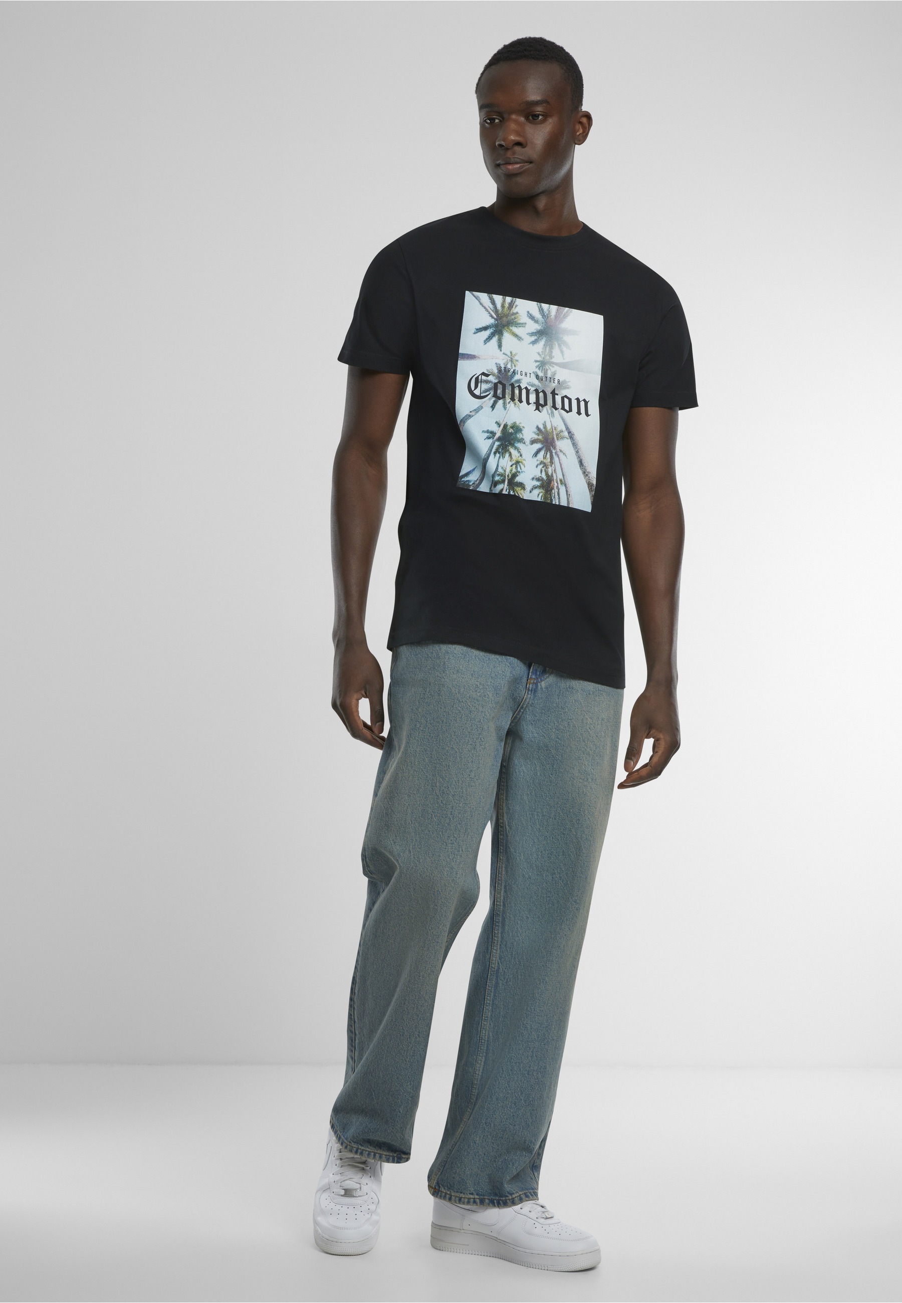 Merchcode Kurzarmshirt »Merchcode Herren Compton Palms Tee« 1