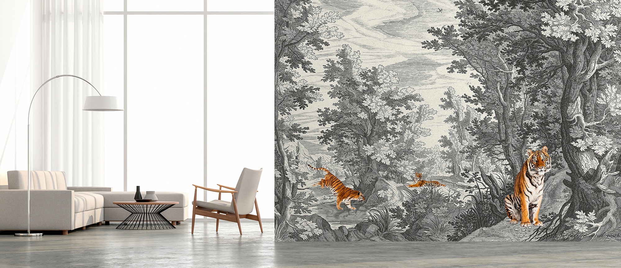 living walls Fototapete »Walls by Patel Fancy Forest«, Vlies, Wand