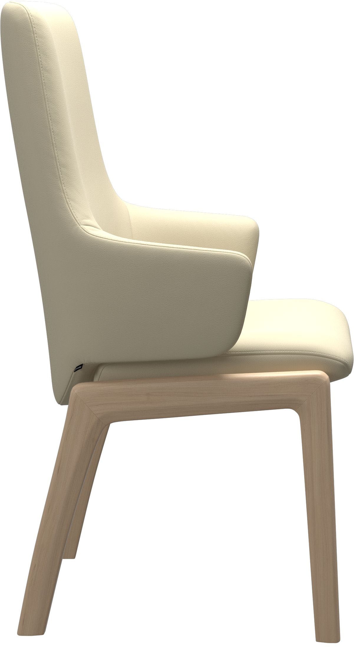 Stressless® Polsterstuhl »Laurel«, Leder PALOMA, High Back mit Armlehne, Größe L, mit abgerundeten Beinen in Eiche