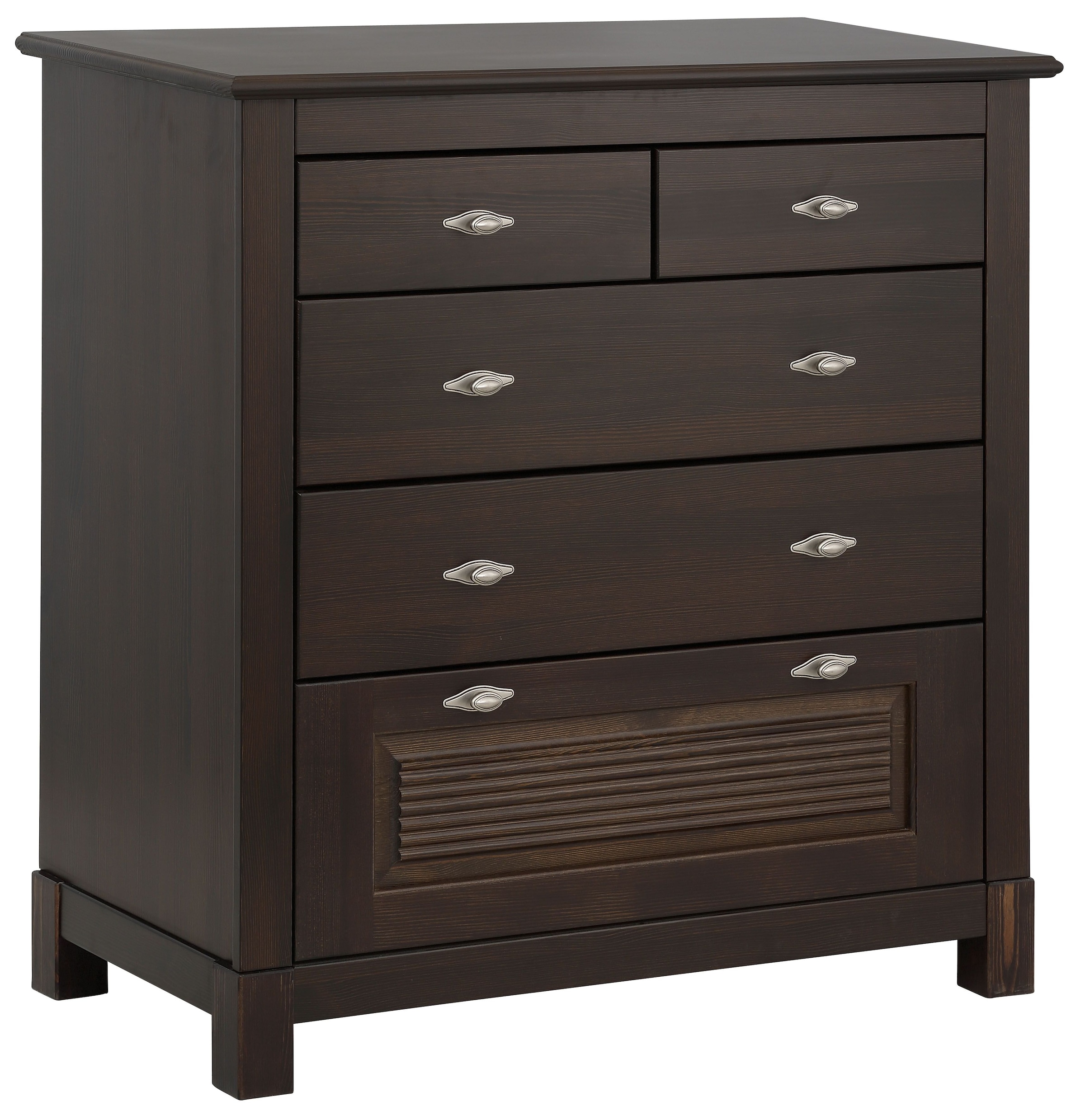 OTTO home Schubkastenkommode "Rauna" aus massiver Kiefer mit 5 Schubladen, günstig online kaufen