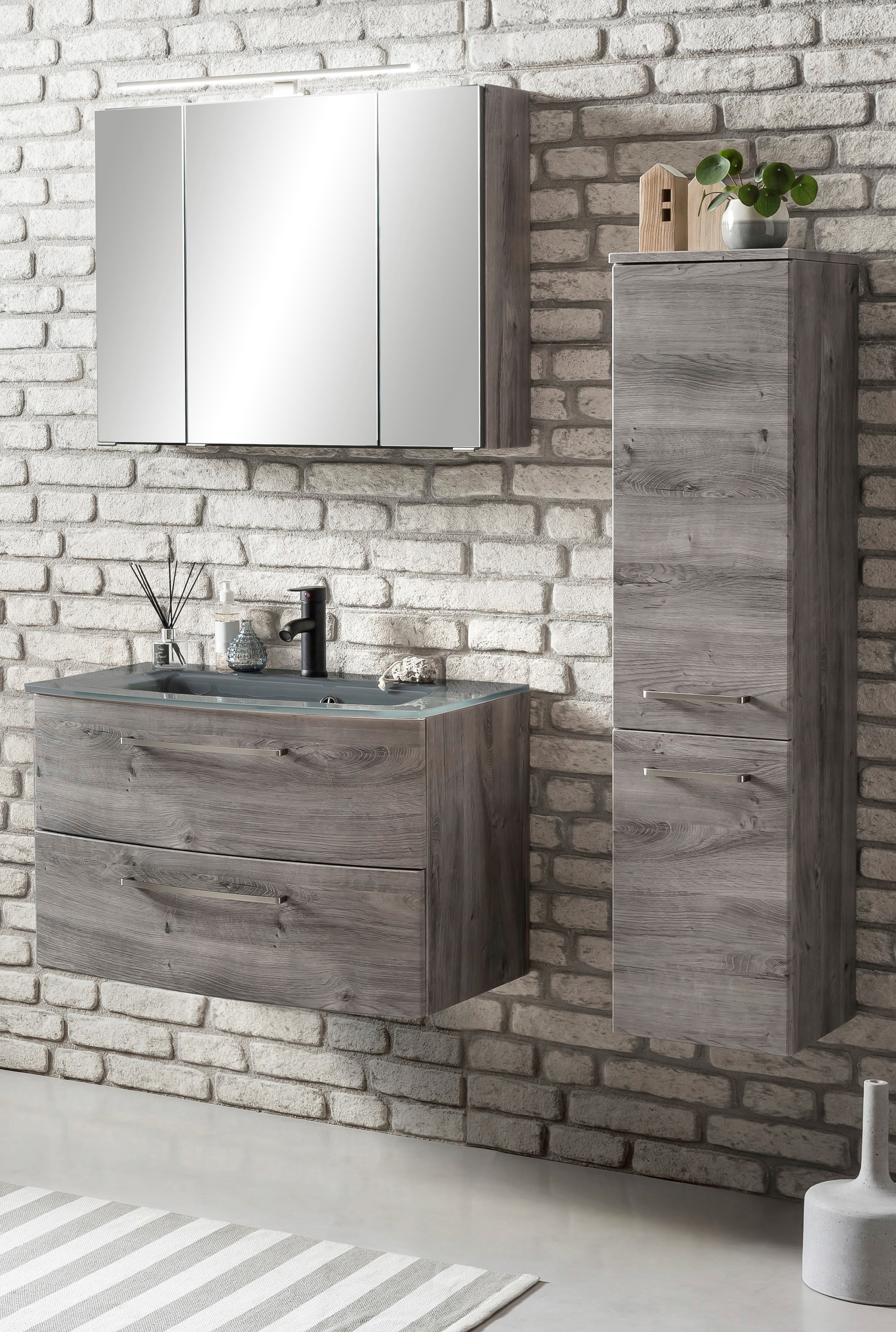 welltime Badezimmer-Set "Windau" Set, 3 Stk. tlg. günstig online kaufen