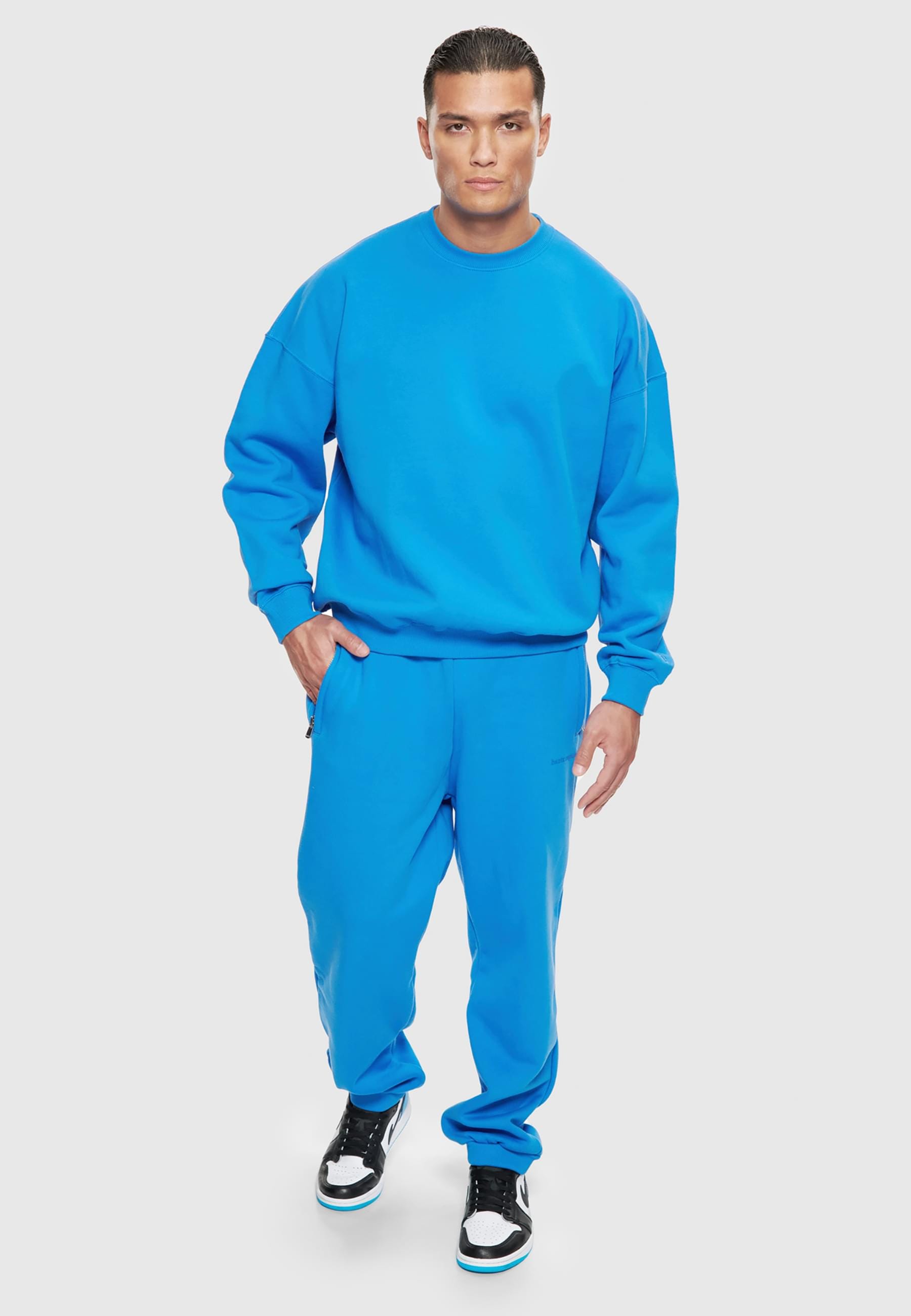 Dropsize Rundhalspullover »Dropsize Herren Bazix Republiq Super Heavy Blank Sweater« 1 Stk.