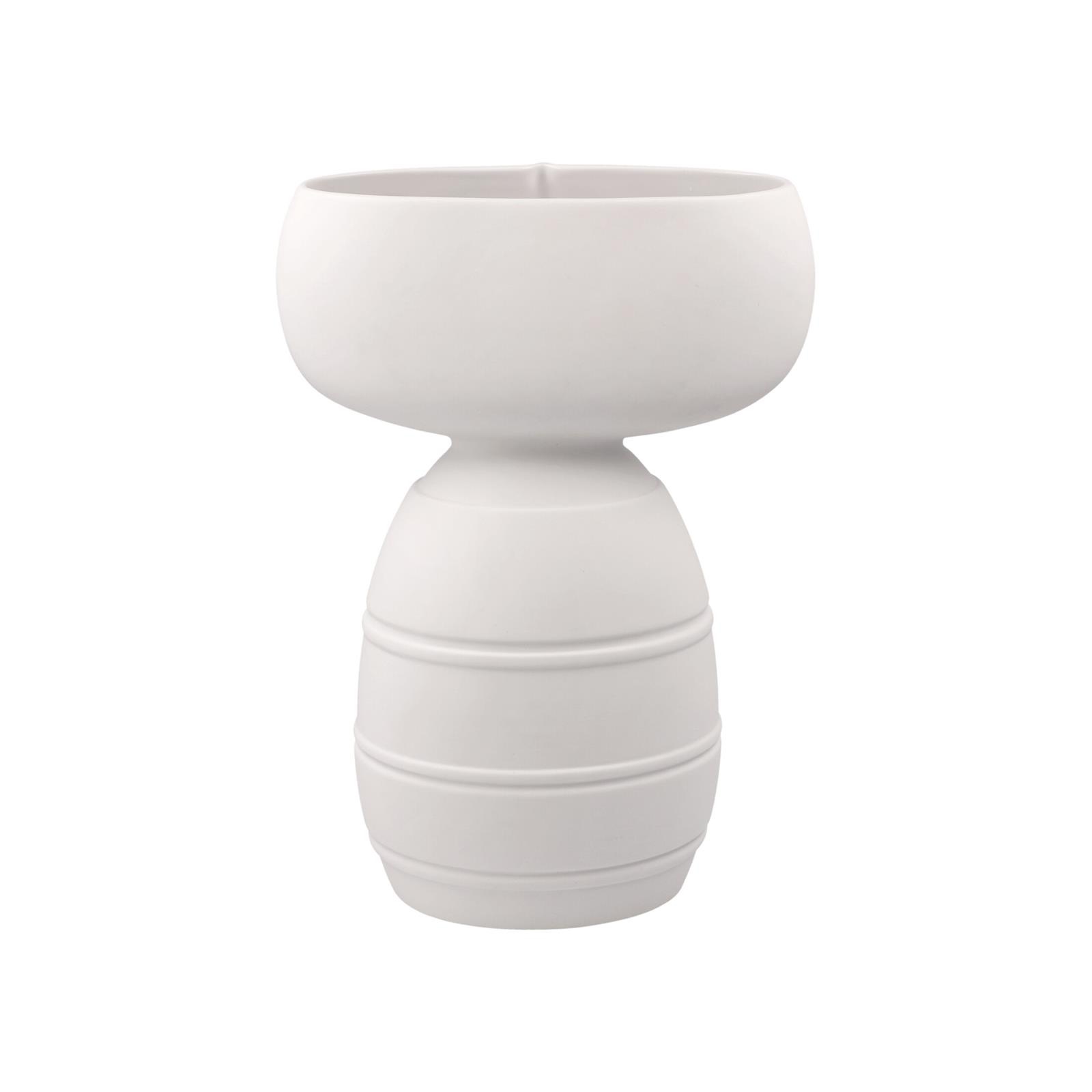 Goebel Dekovase »Vase "Caro" Studio 8 Vultus 22 cm weiß« Abwischbar