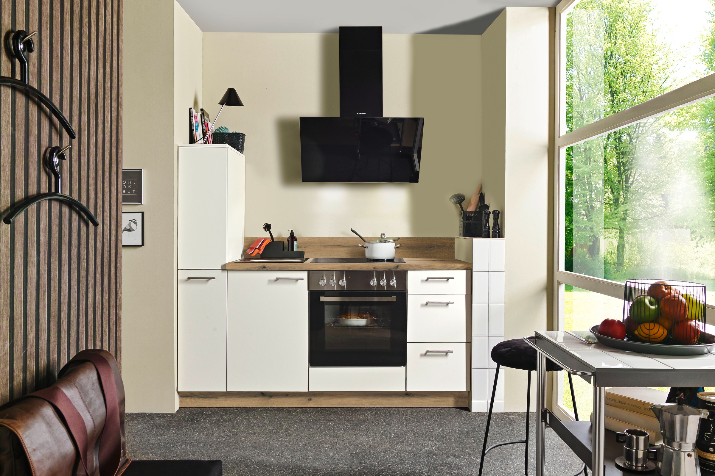 KOCHSTATION Küche "Scafa" vormontiert, wahlweise mit E-Geräten, Stellbreite günstig online kaufen