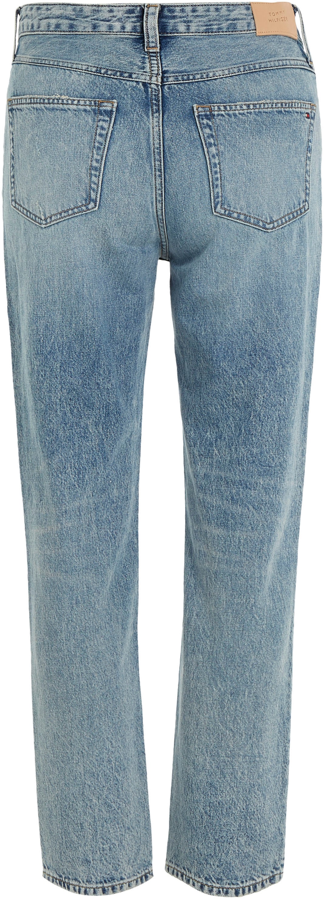 Logostickerei STRAIGHT MIO Hilfiger Straight-Jeans mit A Tommy BAUR HW WRN«, | online »CLASSIC bestellen