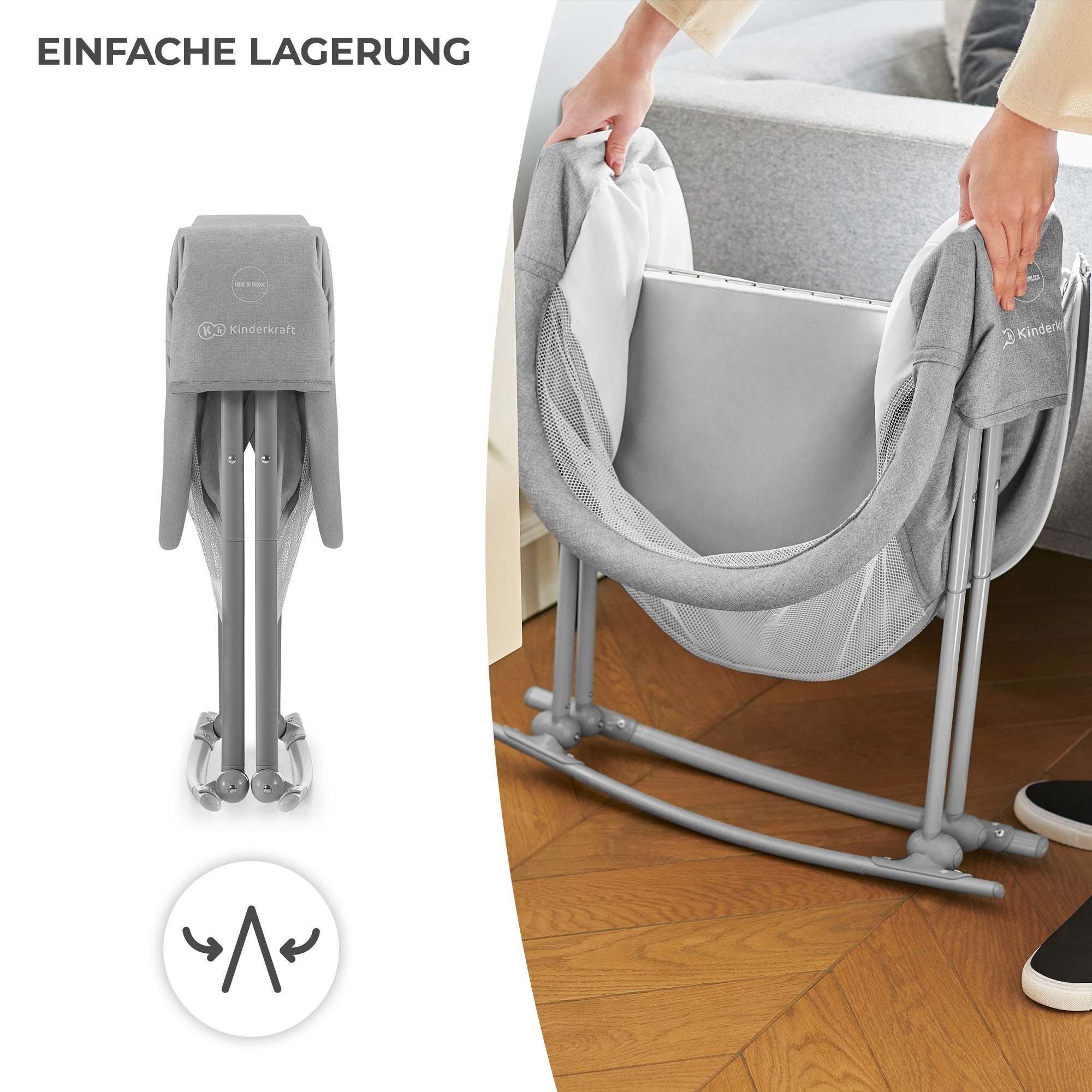 Kinderkraft Baby-Reisebett »LOVI«