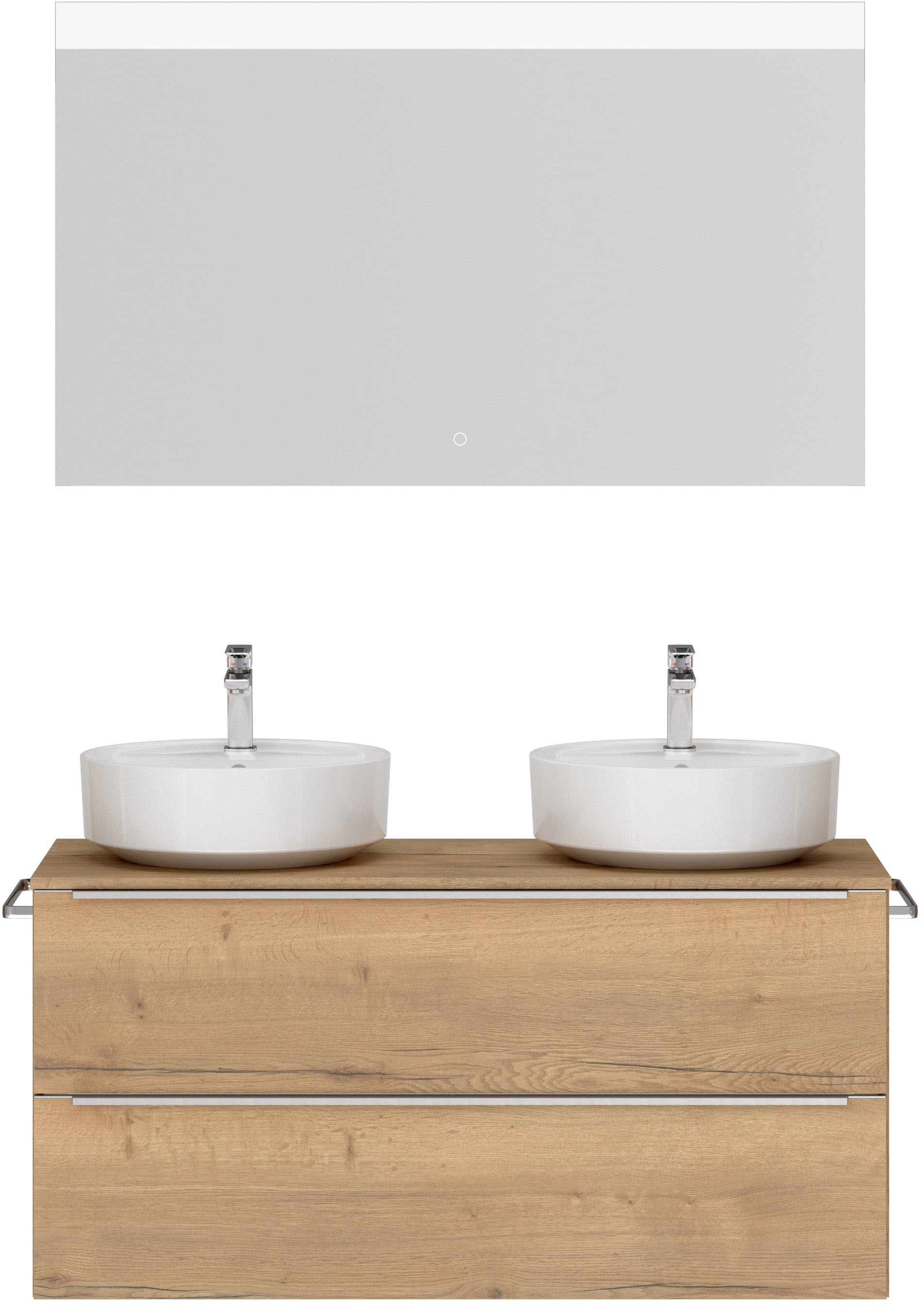 nobilia Badmöbel-Set "Alvene", (2 St., vormontiert, mit Soft-Close), inkl. günstig online kaufen