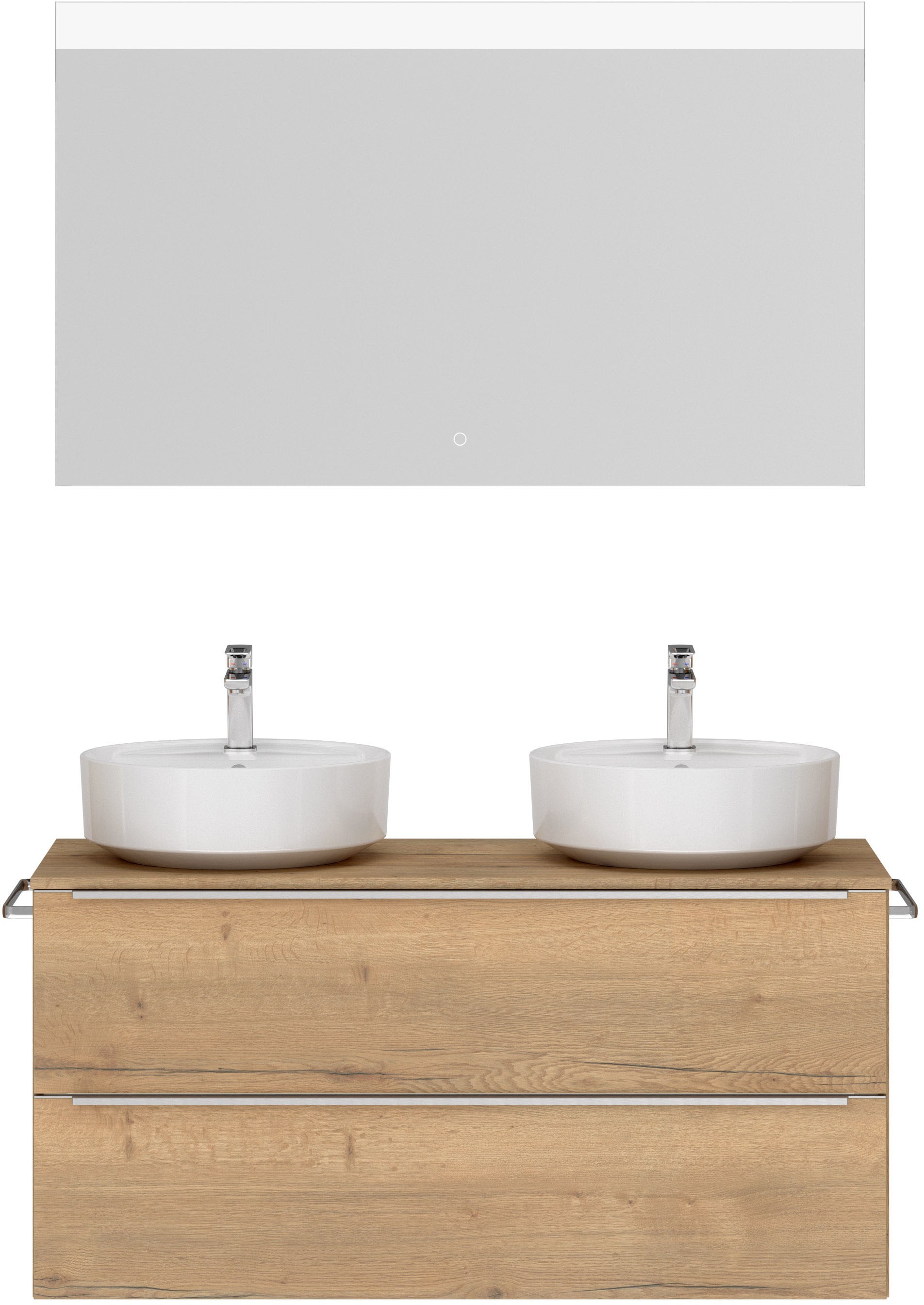 nobilia Badmöbel-Set "Alvene" vormontiert, mit Soft-Close, 2 Stk. tlg. günstig online kaufen