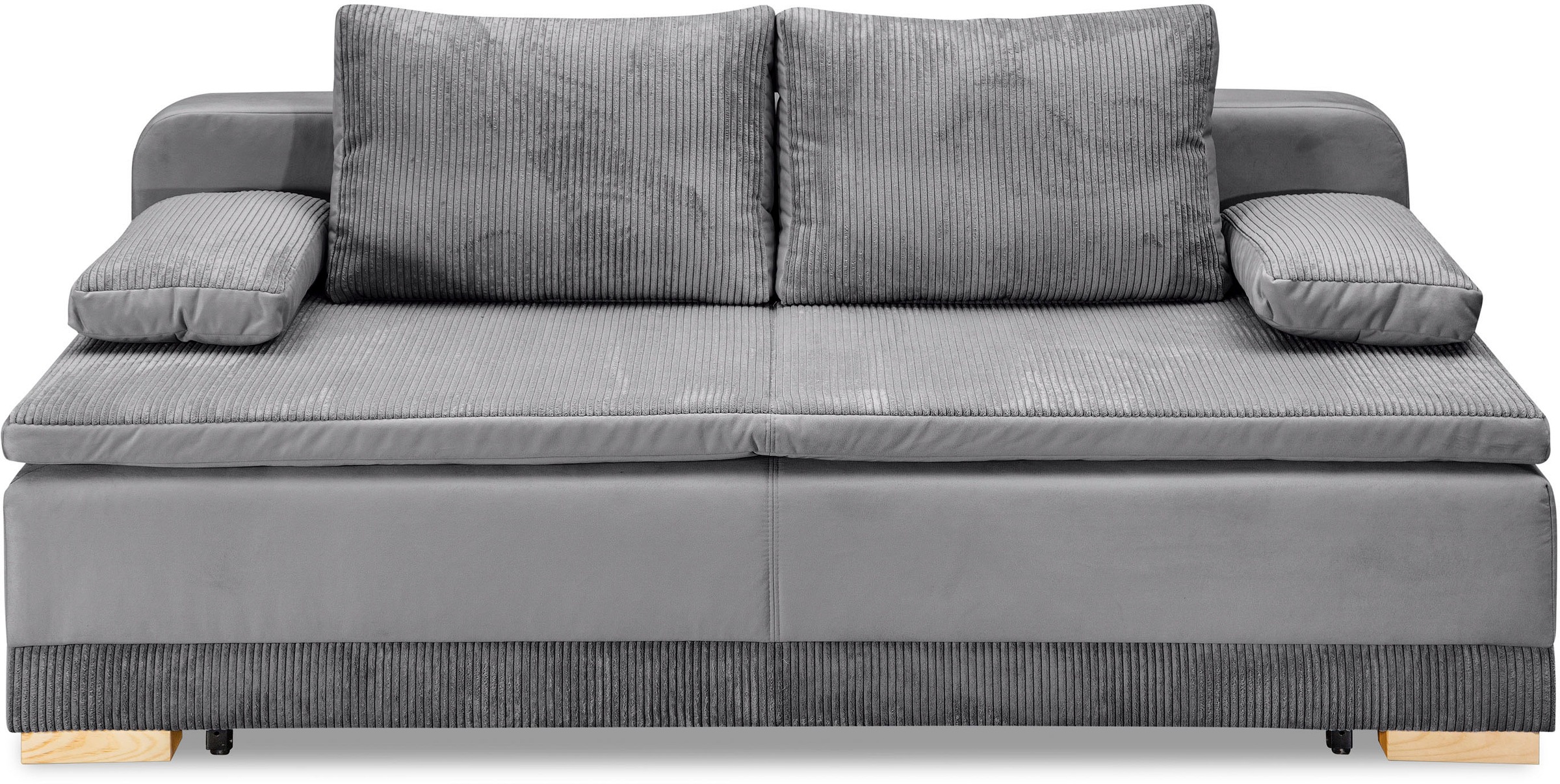 Home affaire Schlafsofa "Ben" mit Boxspringaufbau, Bettfunktion & Bettkaste günstig online kaufen