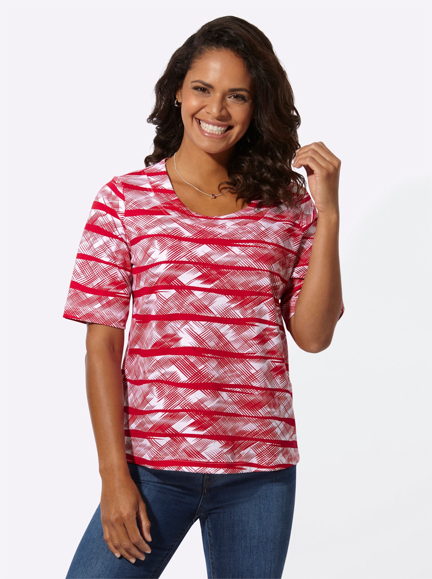 Casual Looks Kurzarmshirt »Shirt«, (1 tlg.)