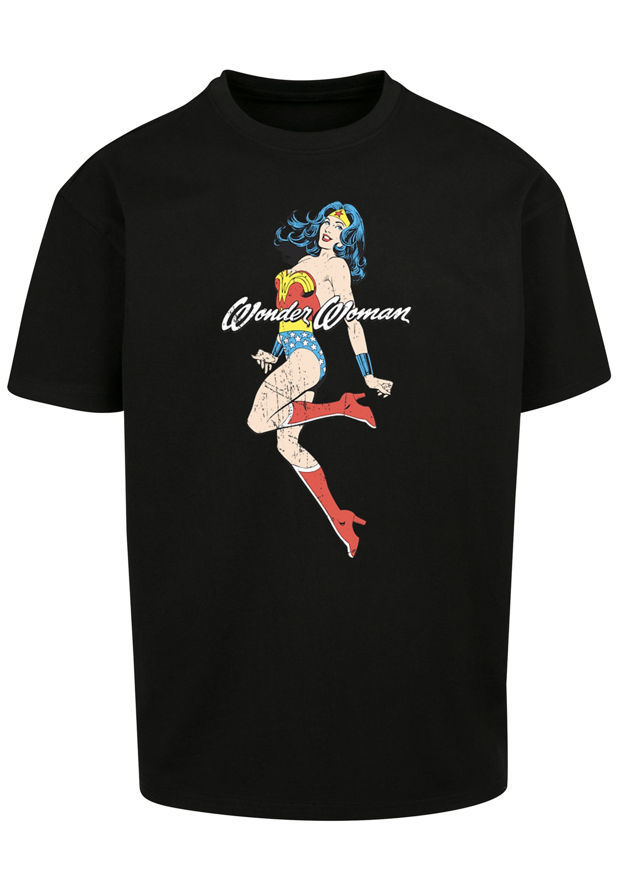 F4NT4STIC T-Shirt »Wonder Woman Jump«, Print