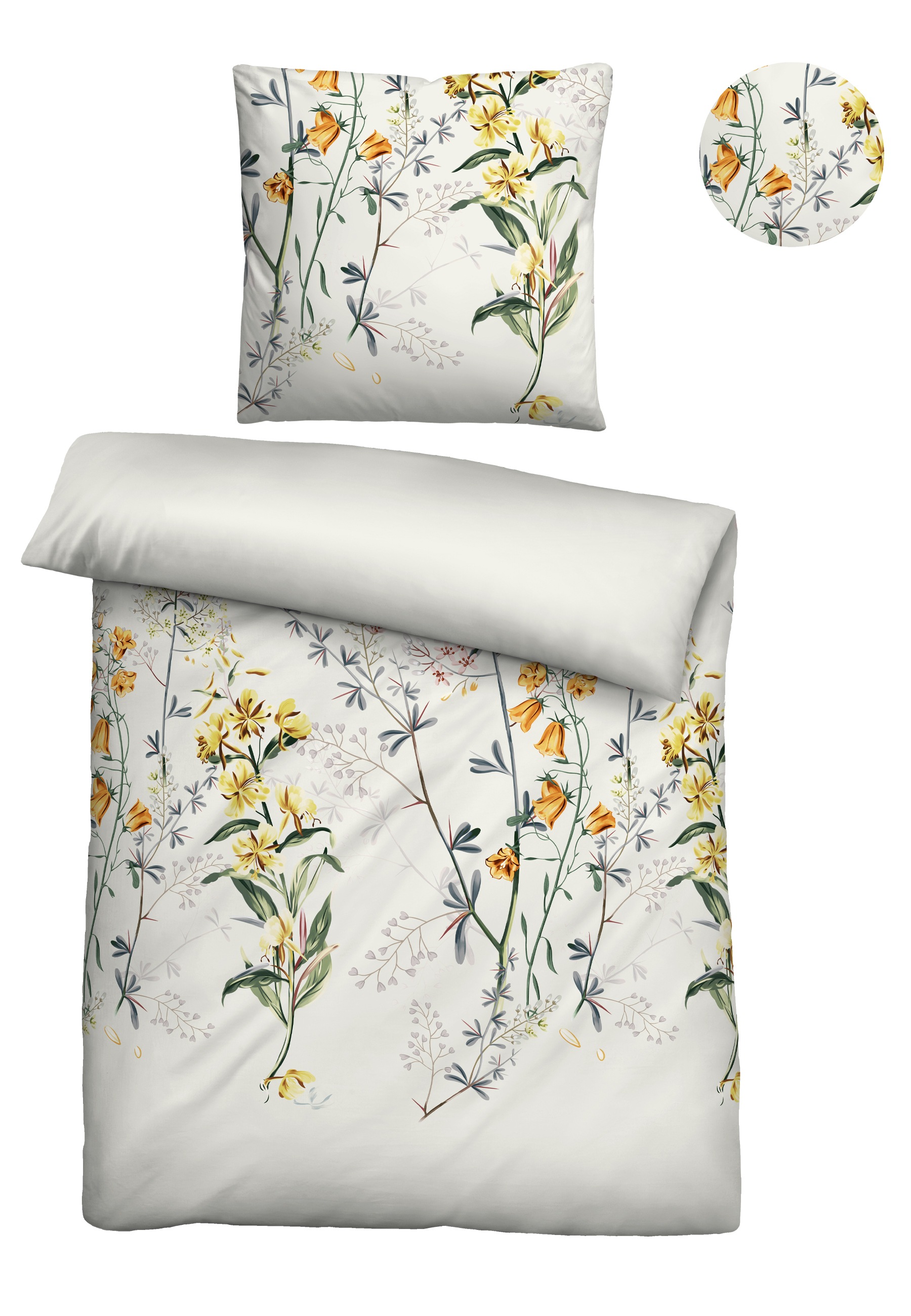 Biberna Bettwäsche »616321« 2 feiner Glanz + weicher Griff, pflegeleicht, ganzjährig einsetzbar, RV