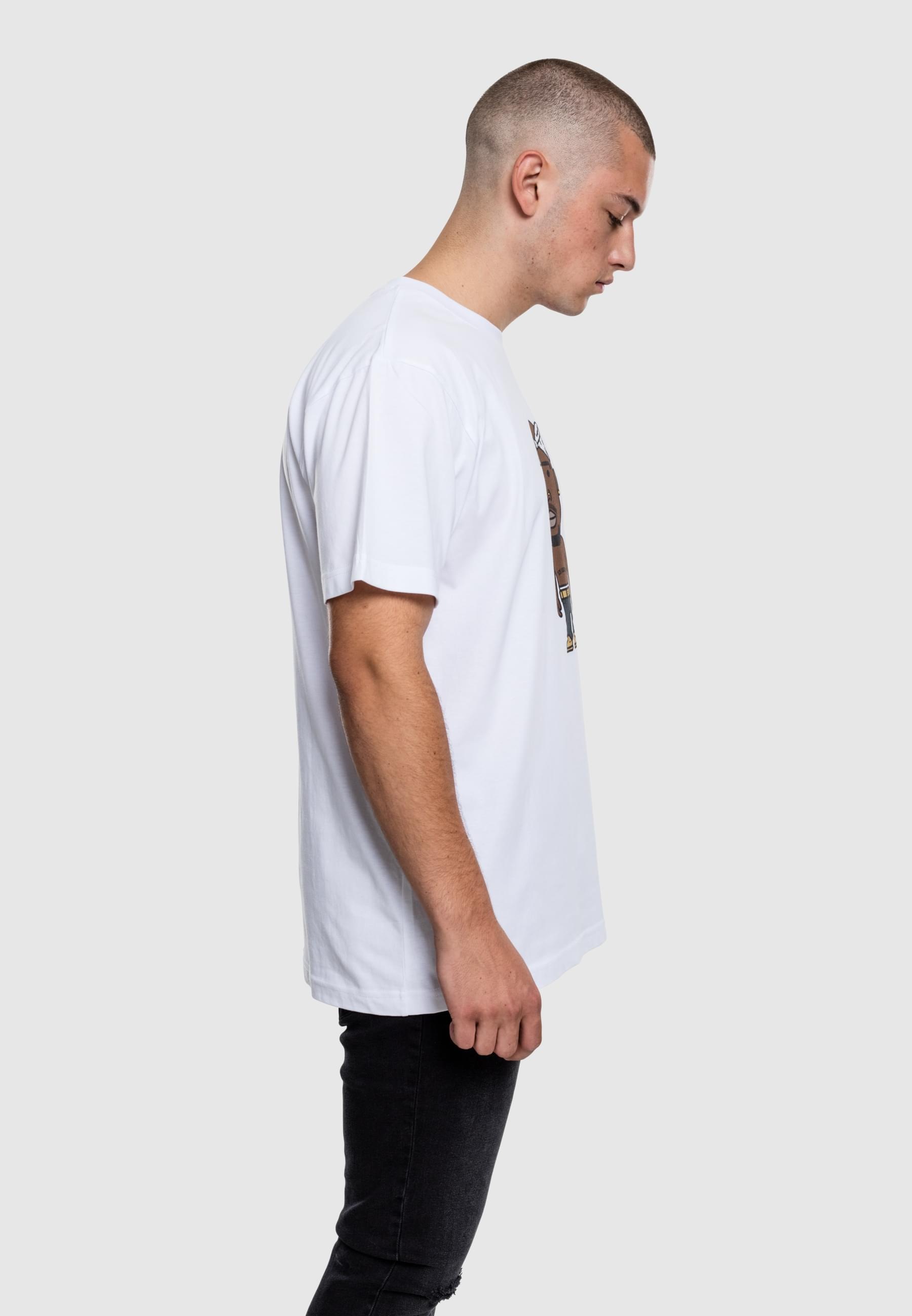MisterTee Kurzarmshirt »MisterTee Herren LA Sketch Tee«, (1 tlg.)
