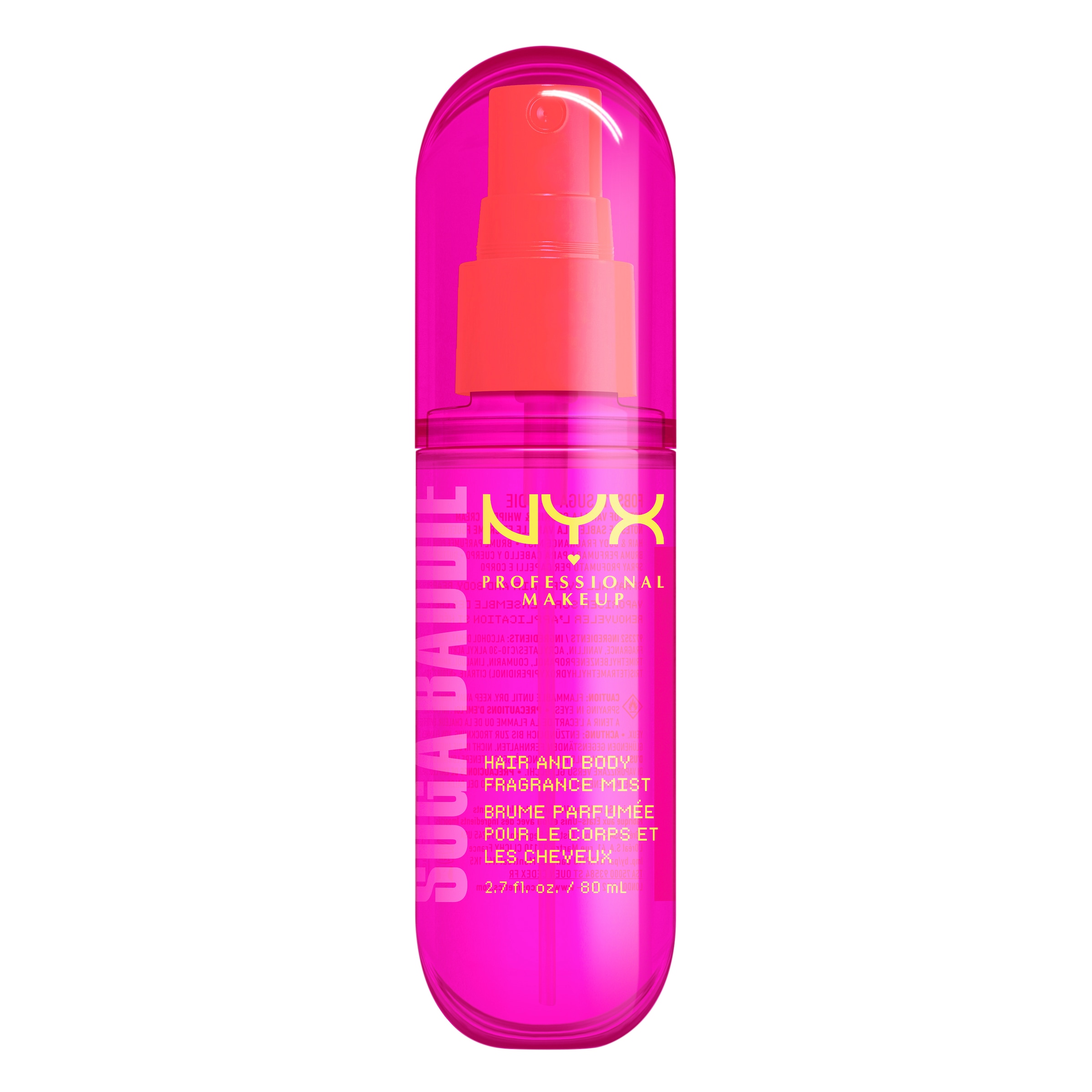 NYX PROFESSIONAL MAKEUP Bodyspray »SUGA BADDIE HAIR & BODY MIST« duftet nach Vanilla & Cream für ultimative Baddie-Vibes
