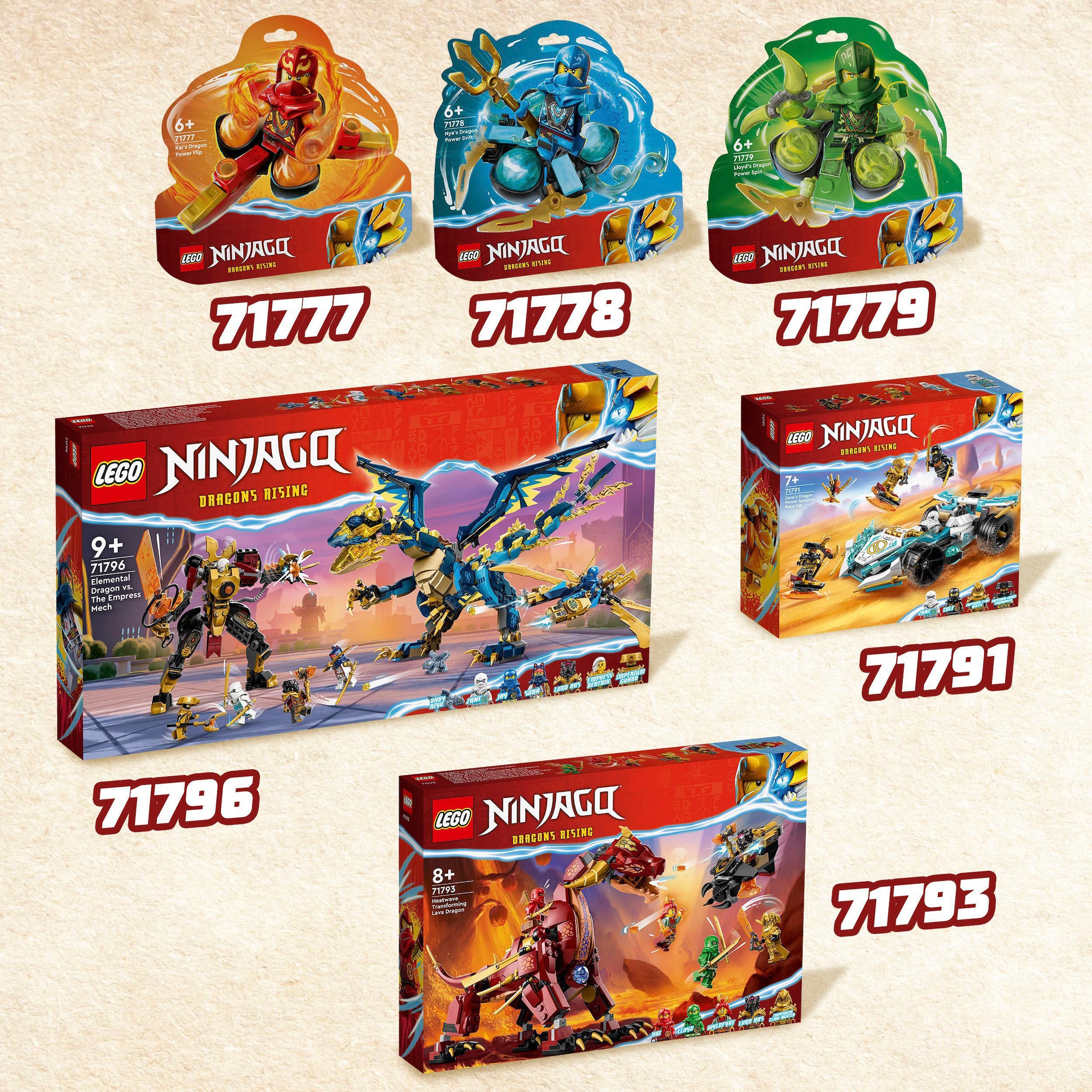 LEGO® Konstruktionsspielsteine »Lloyds Drachenpower-Spinjitzu-Spin (71779), LEGO® NINJAGO«, (56 St.), Made in Europe