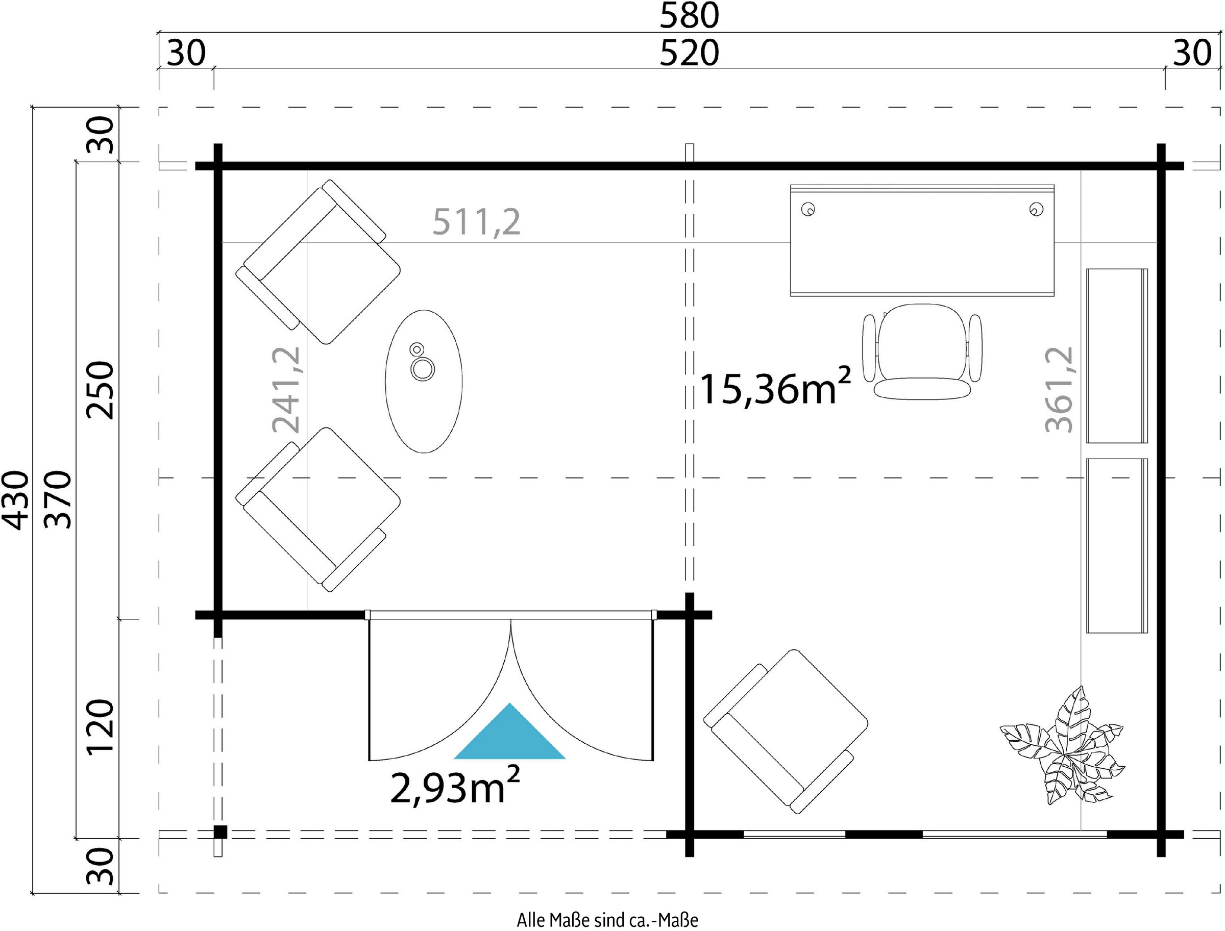 LASITA MAJA Gartenhaus »BRIGHTON«, (Set, inkl. Fussbodenbretter zum verlegen)