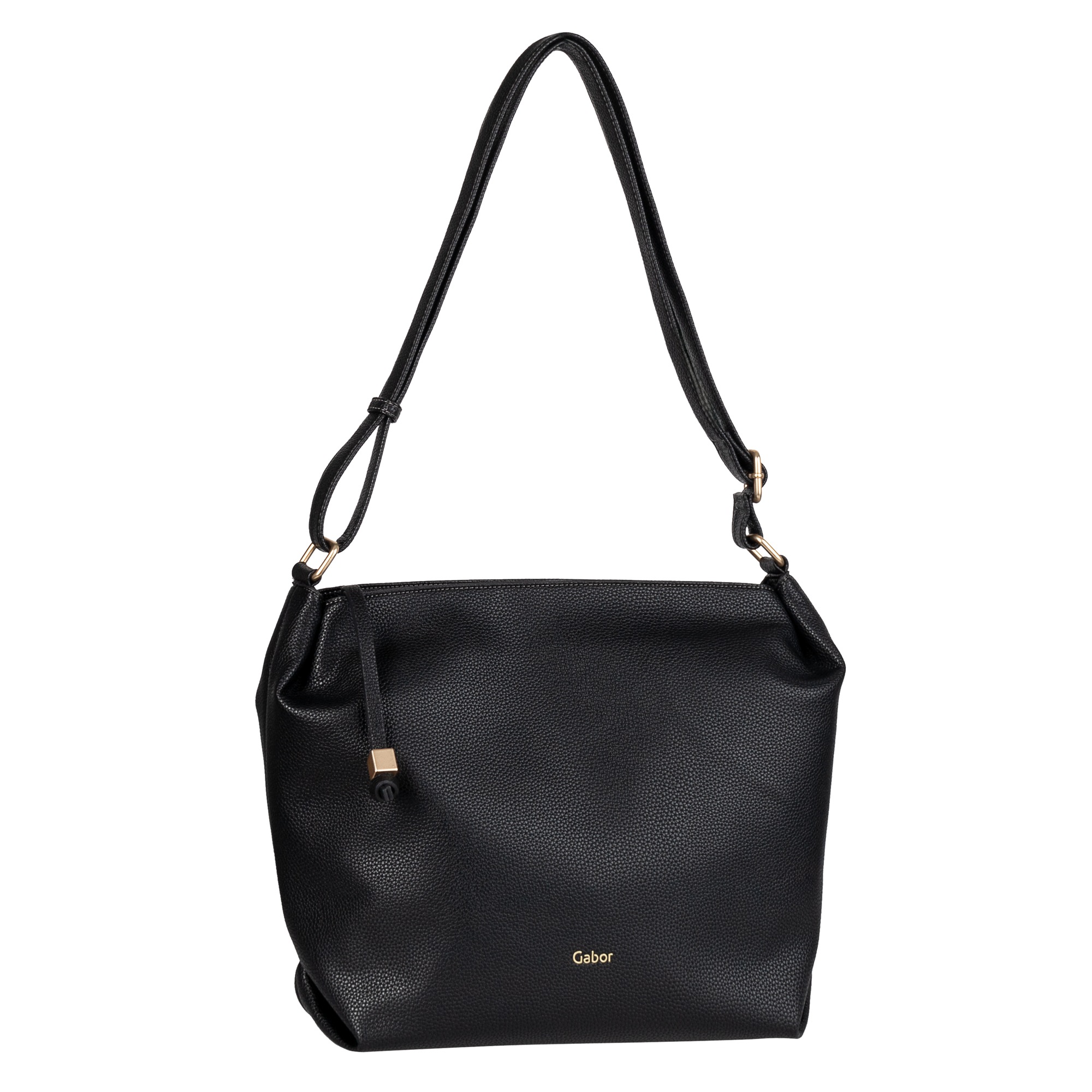 Thumbnail - Gabor Hobo "Telia" dezente Falten, eleganter Reißverschlusszipper mit goldenem Zierkubus