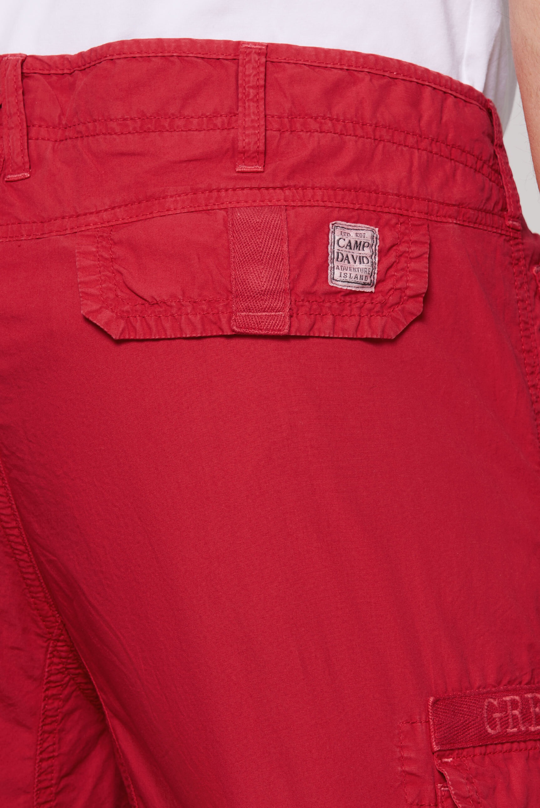 CAMP DAVID Shorts, aus Baumwolle