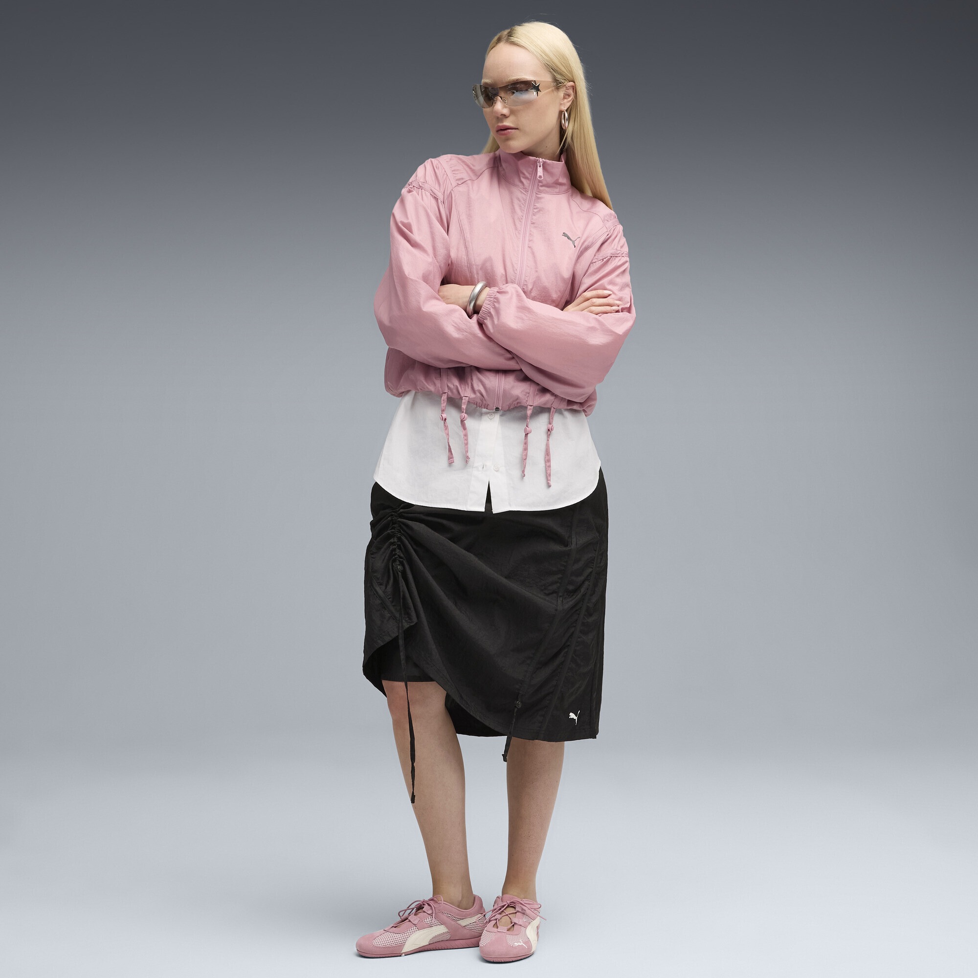 PUMA Jerseyrock »DARE TO Gewebter Midirock Damen«