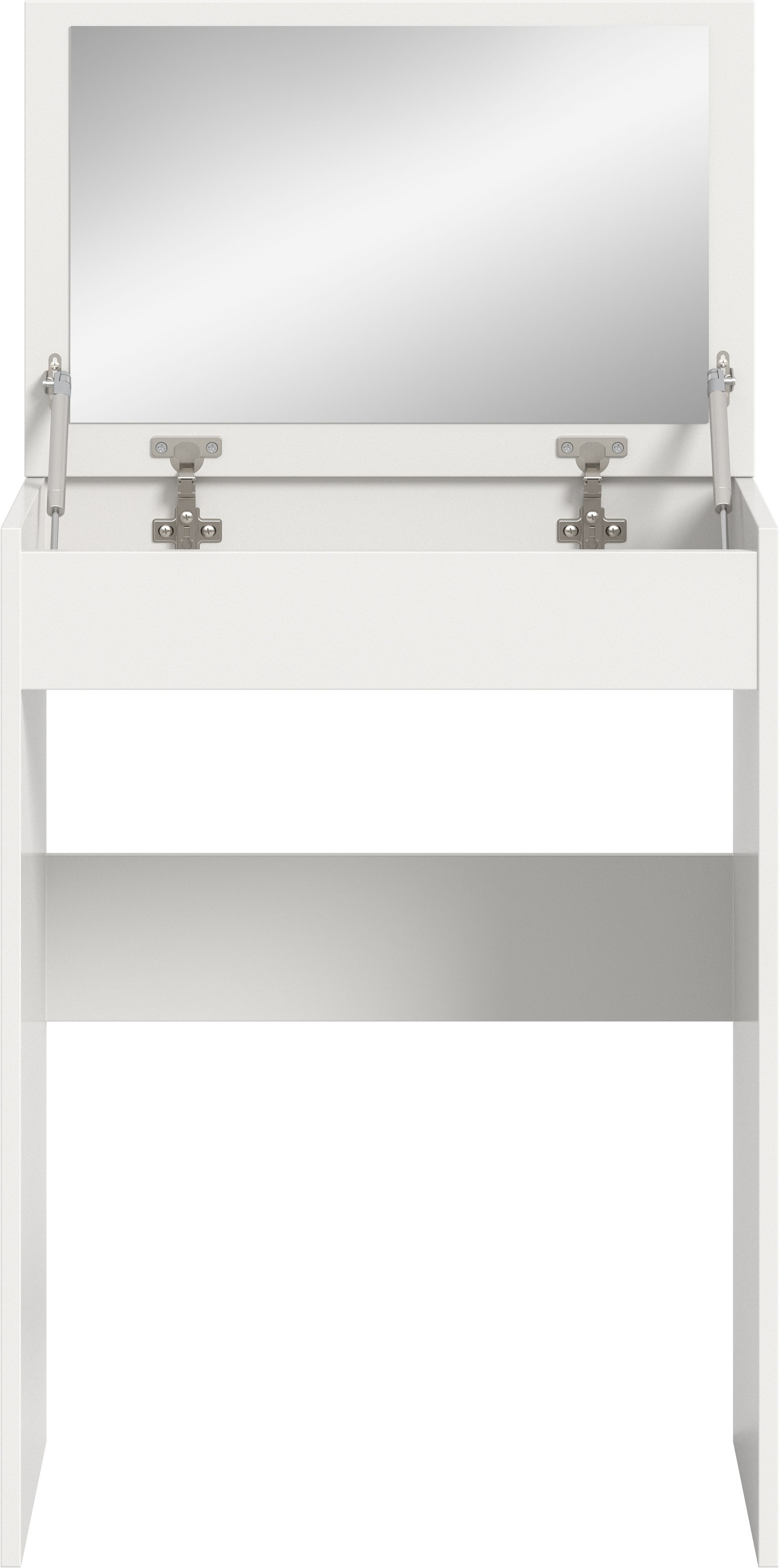 welltime Schminktisch »MIRA, Breite 62cm, aufklappbar mit Innenspiegel & Stauraumfach« Kosmetiktisch, Frieserkommode, Schreibtisch, Home-Office-Schreibtisch